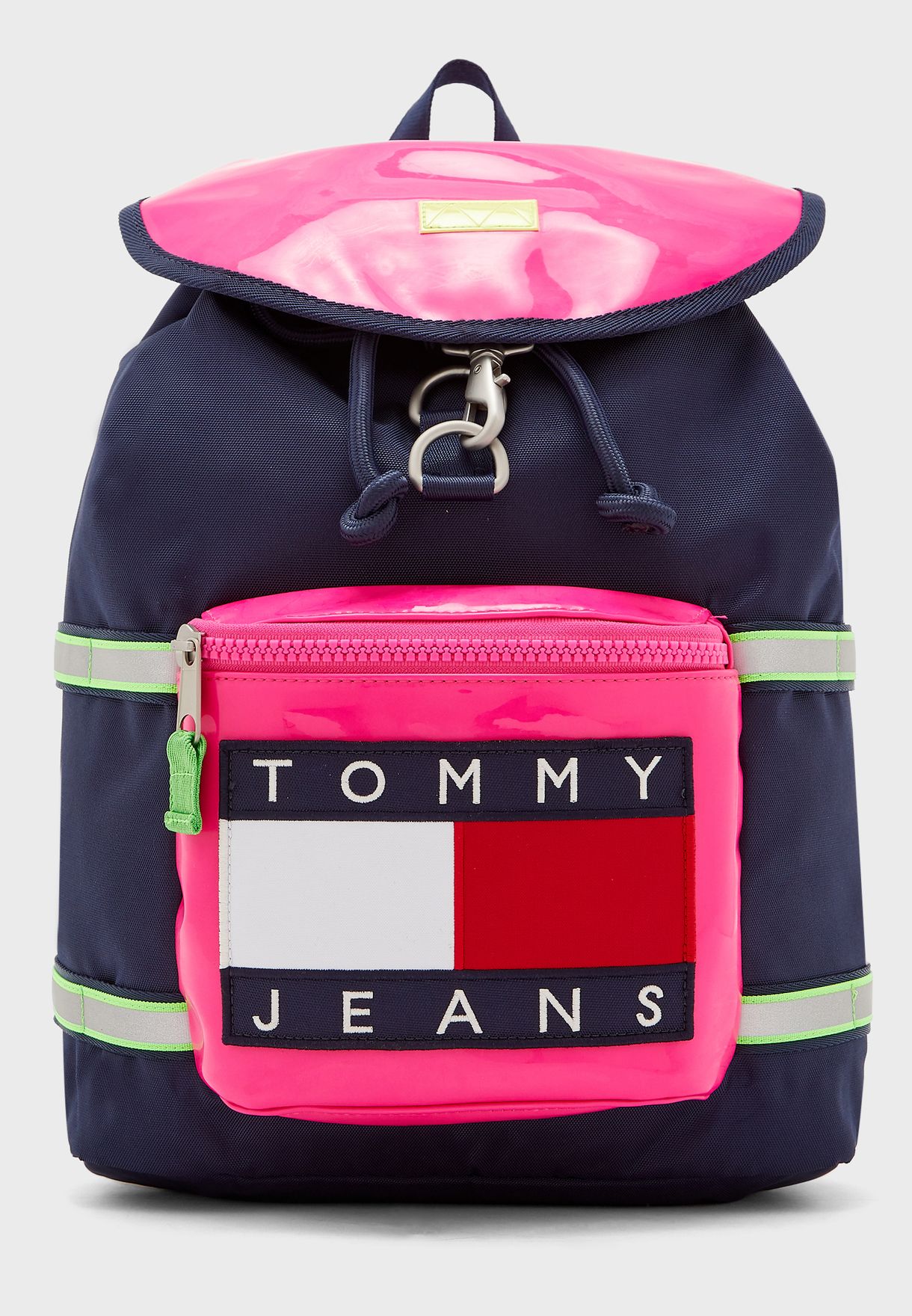 tommy jeans logo backpack