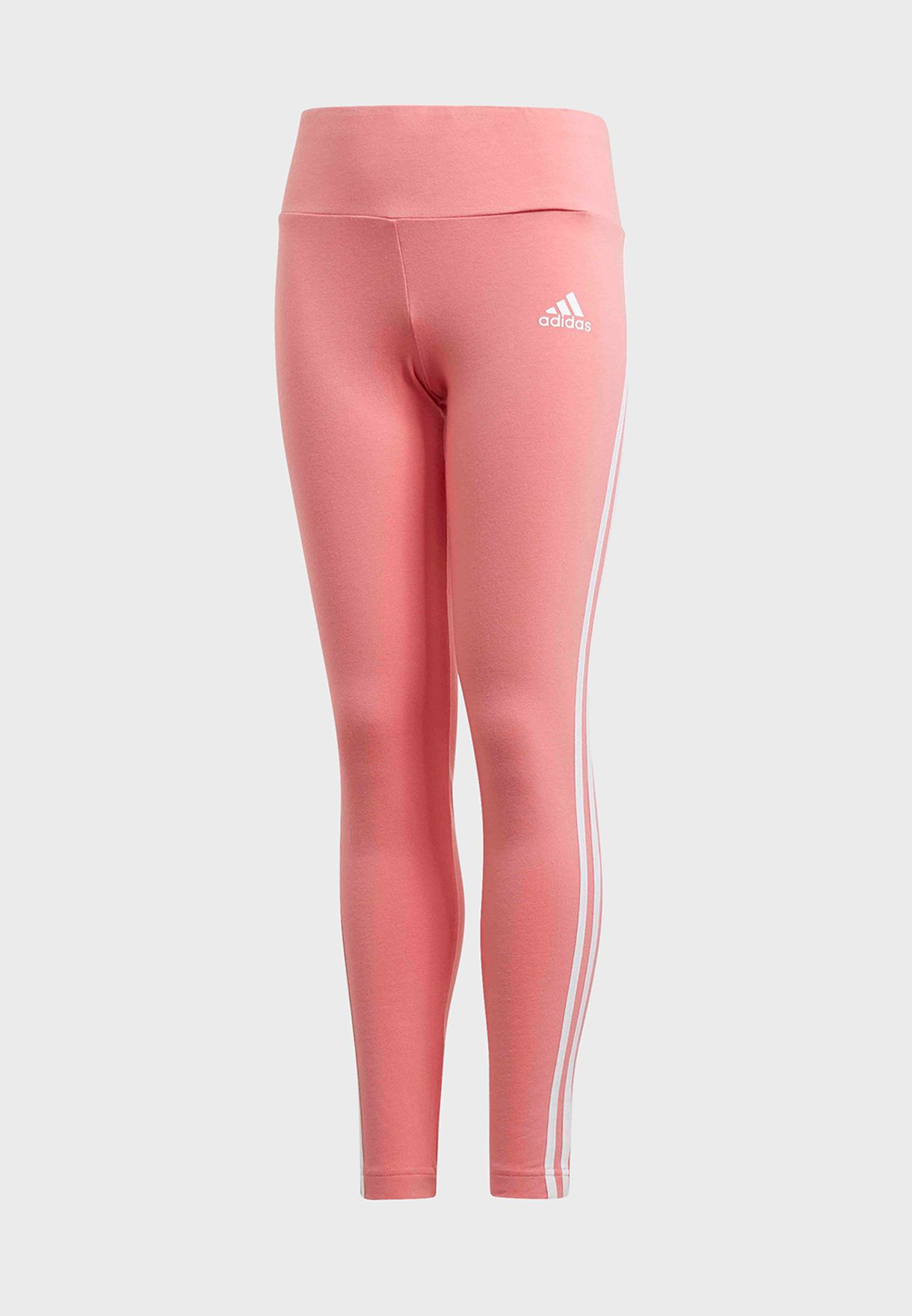 adidas pink stripe leggings