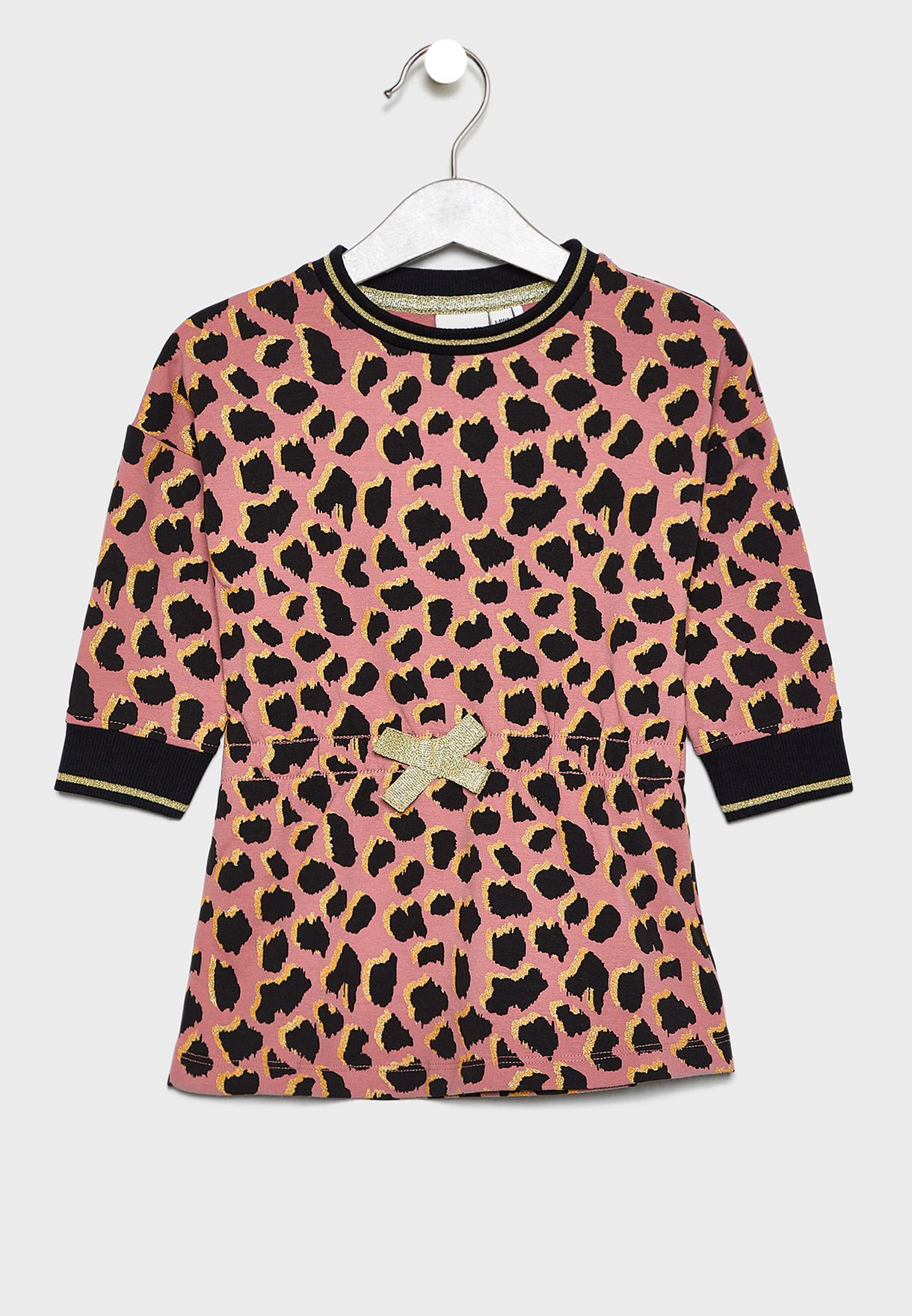 kids leopard print dress