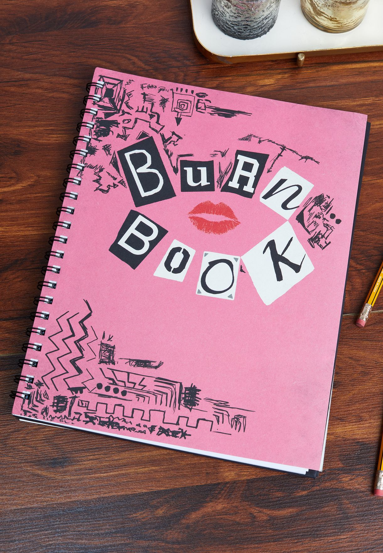 Buy Typo pink Mean Girls Burn Book Notebook for Women in Dubai, Abu Dhabi