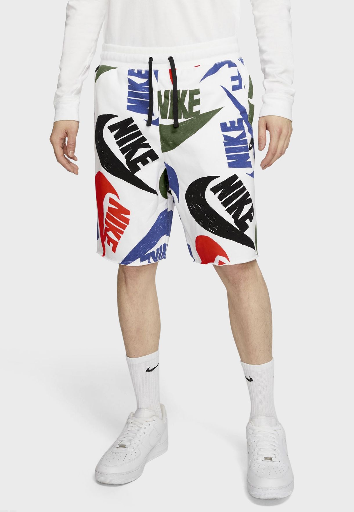 Buy Nike multicolor NSW AOP Shorts for 