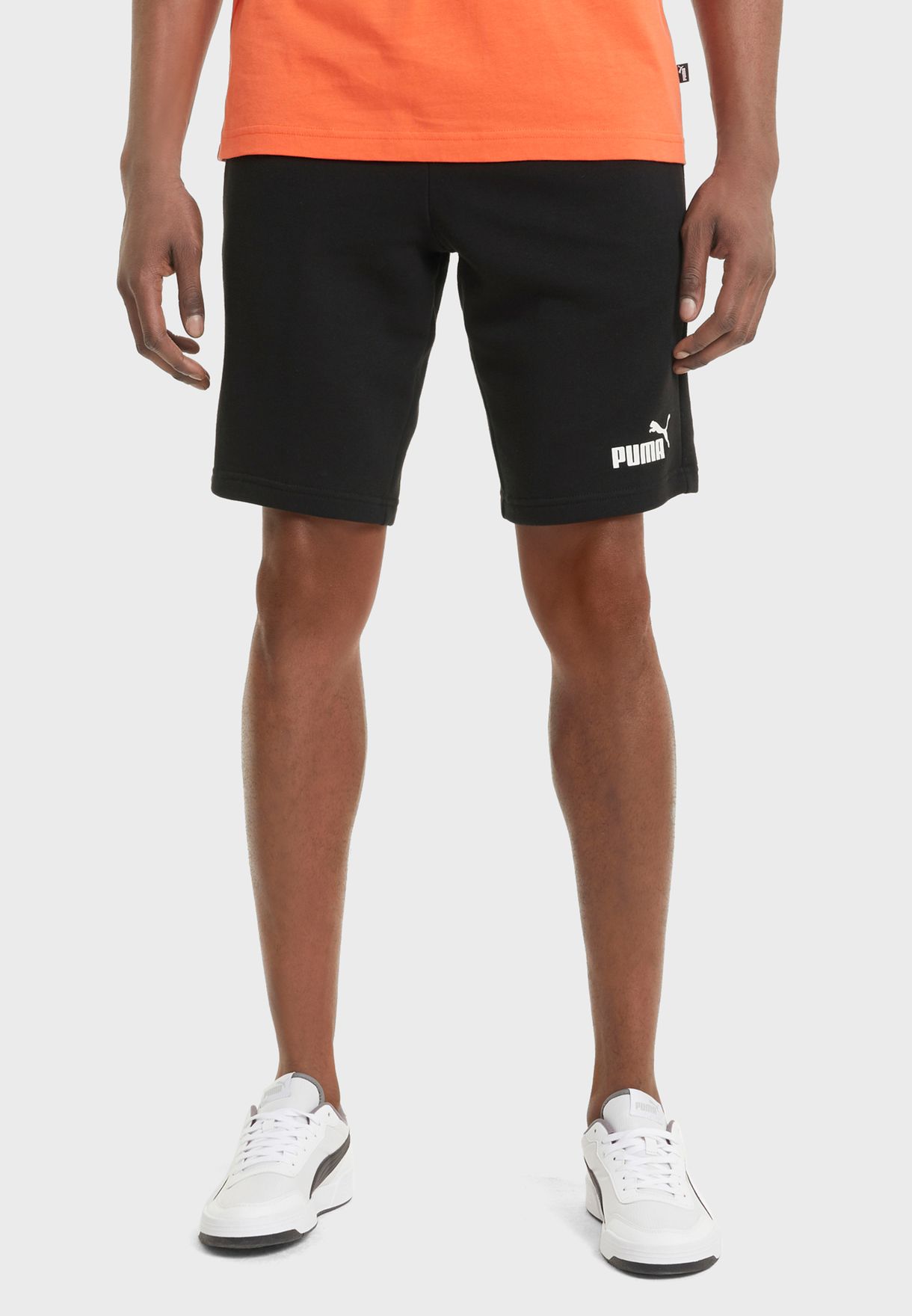 puma black shorts