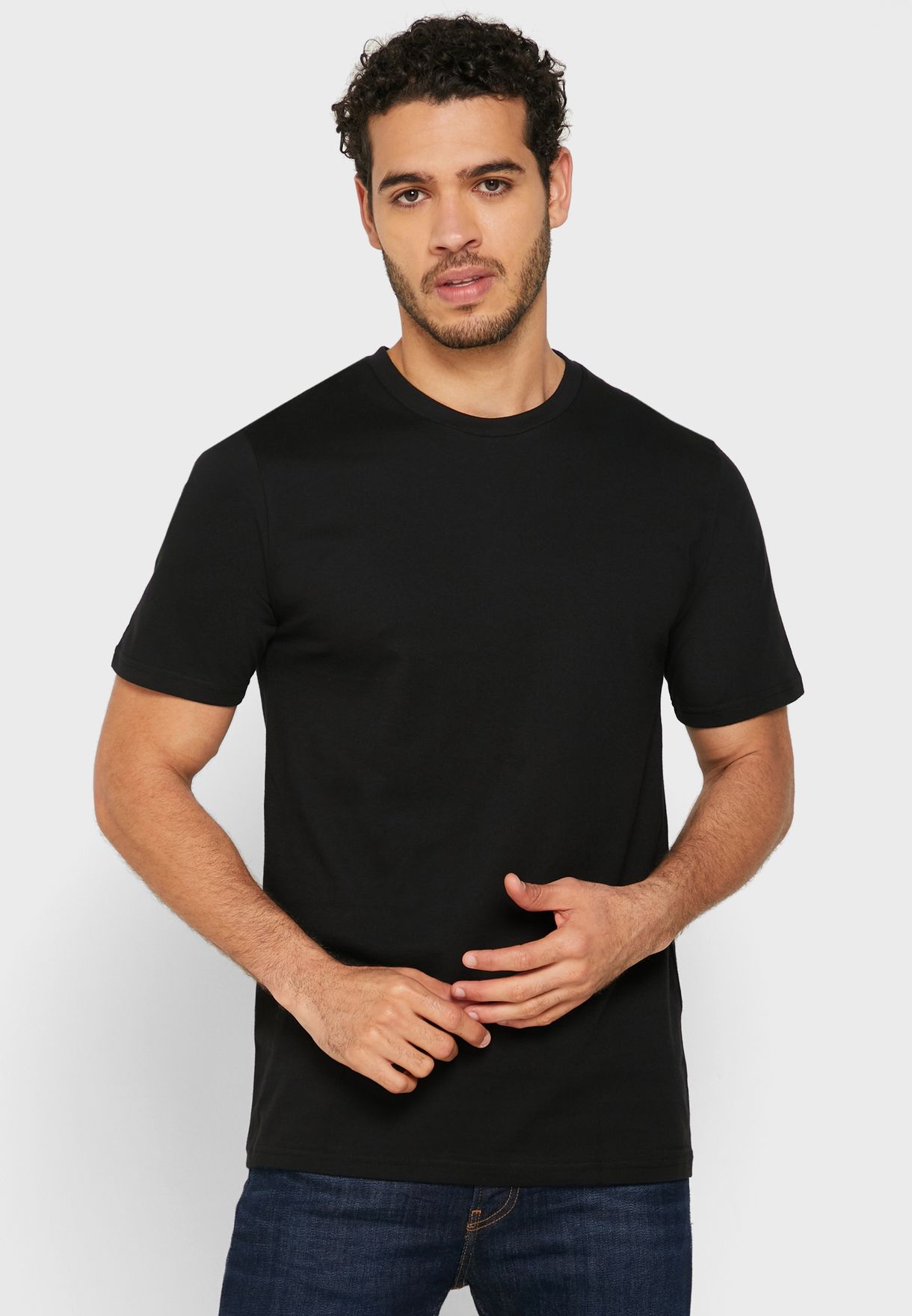 3 Pack Essential Crew Neck T-Shirts