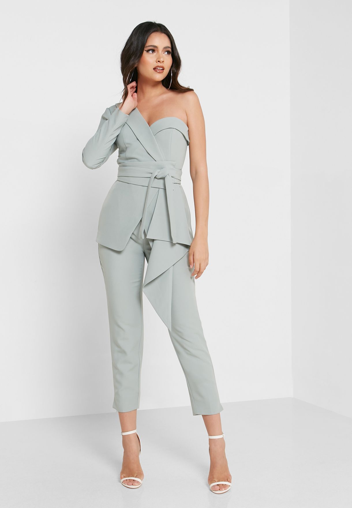 lavish alice green jumpsuit