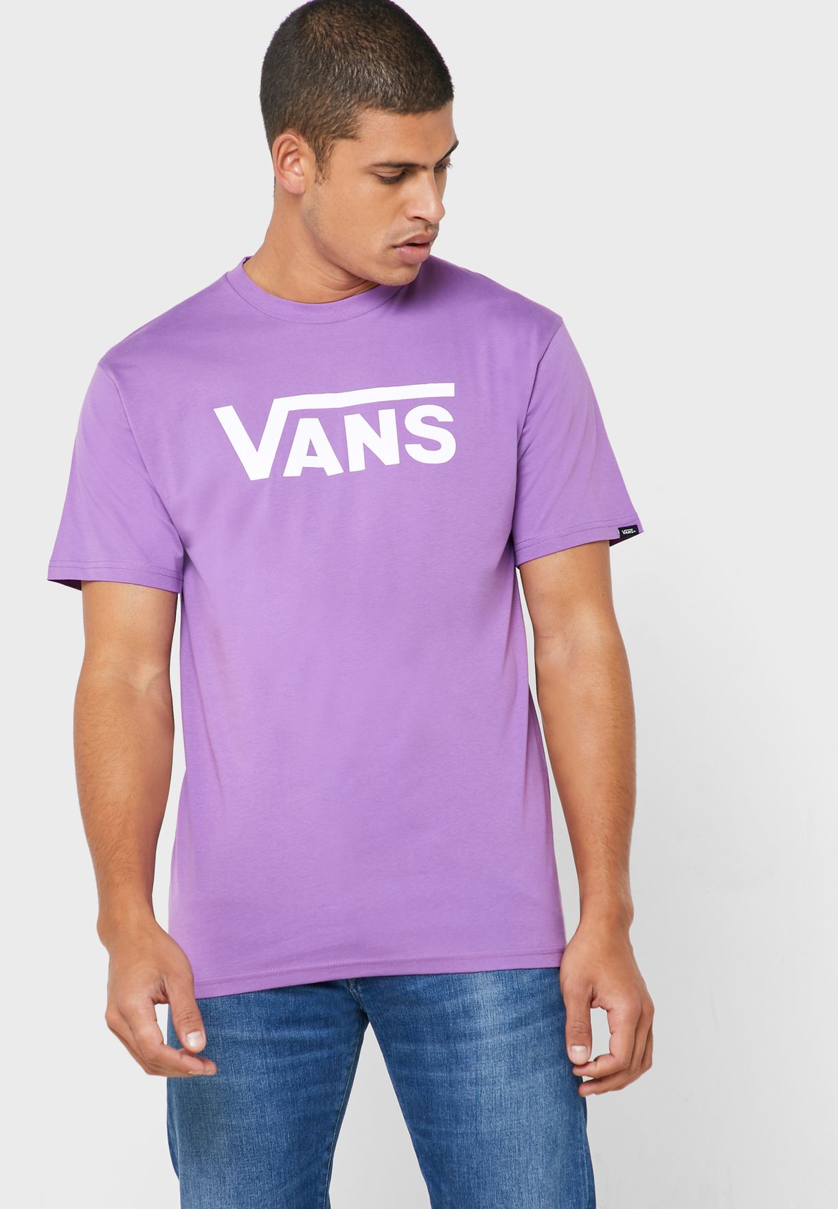 Buy Vans purple Classic T-Shirt for Men 