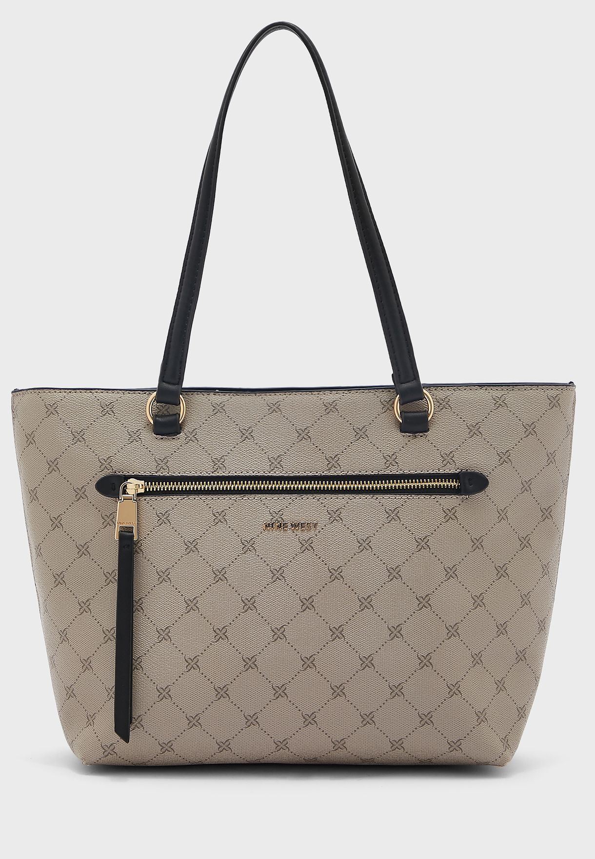 nine west gray tote