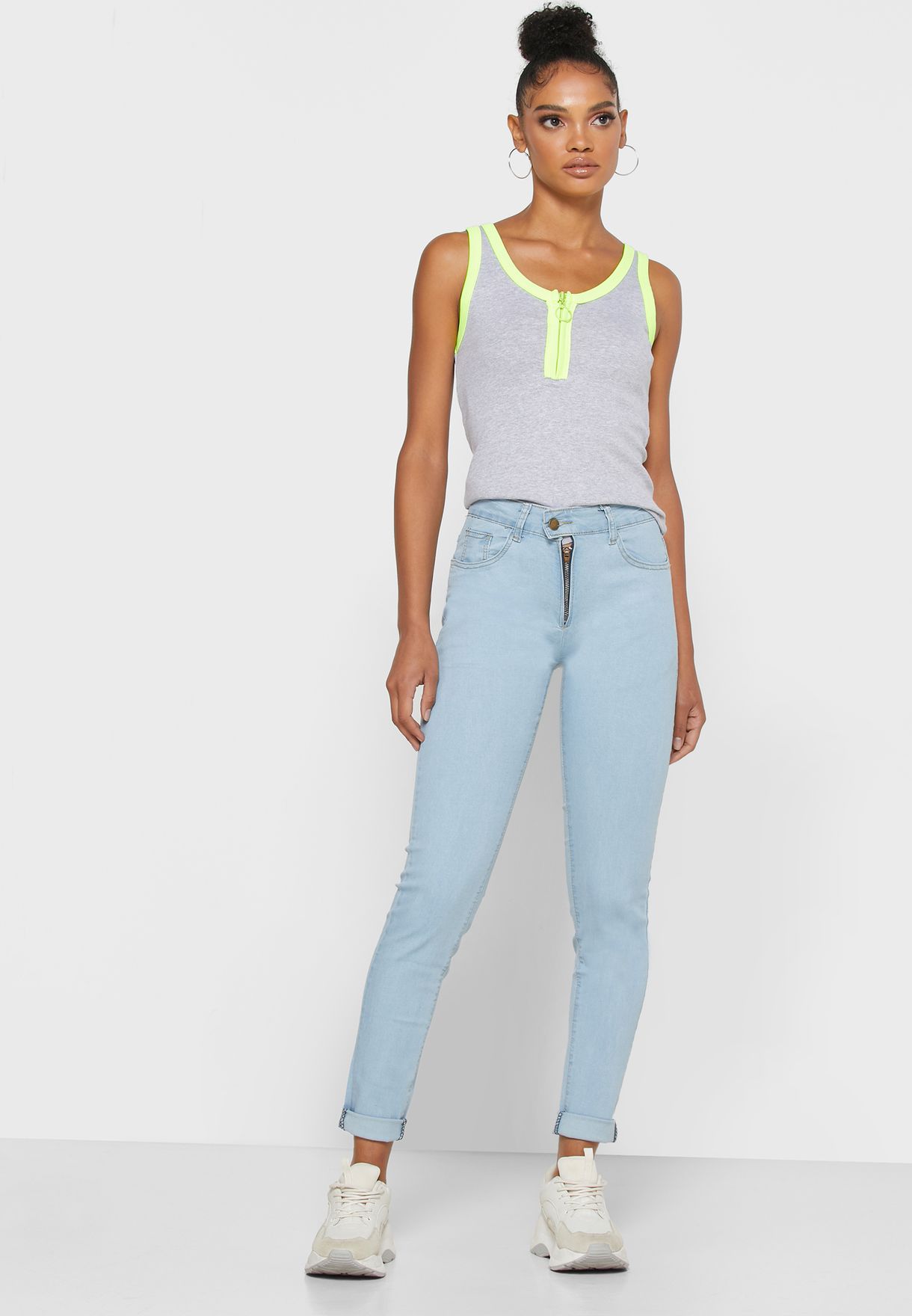 raw hem skinny jeans womens
