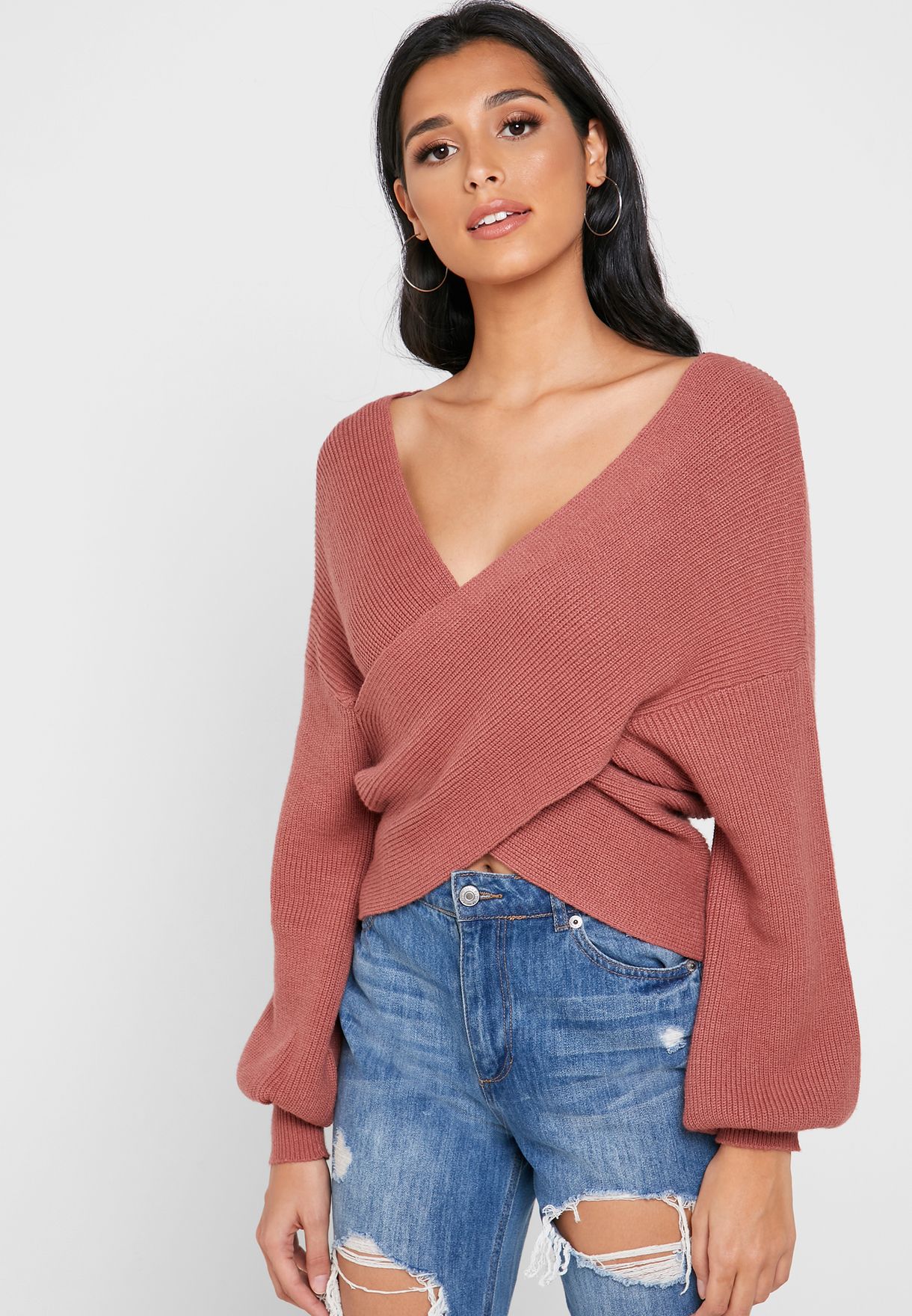 forever 21 wrap sweater