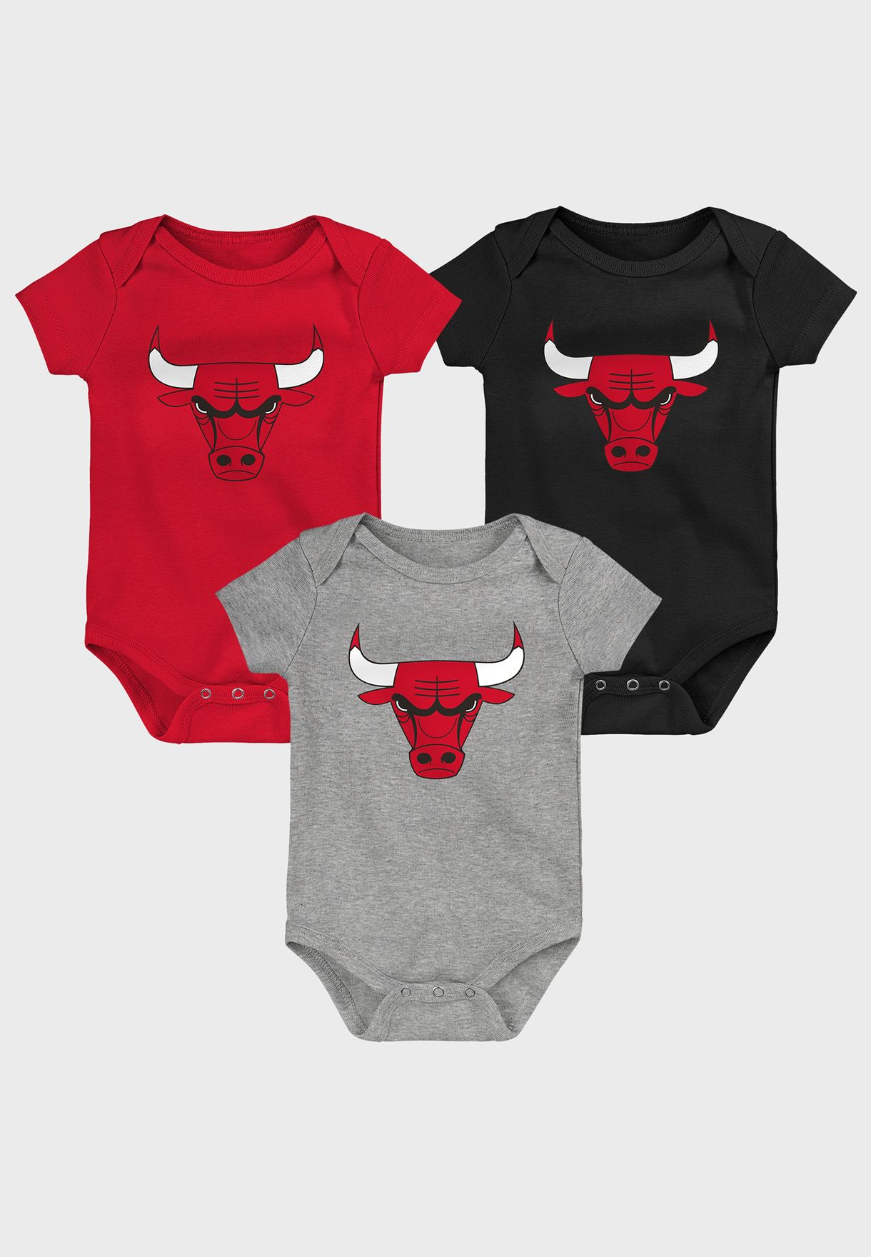 Infant 3 Pack Chicago Bulls Born To Win Bodysuit