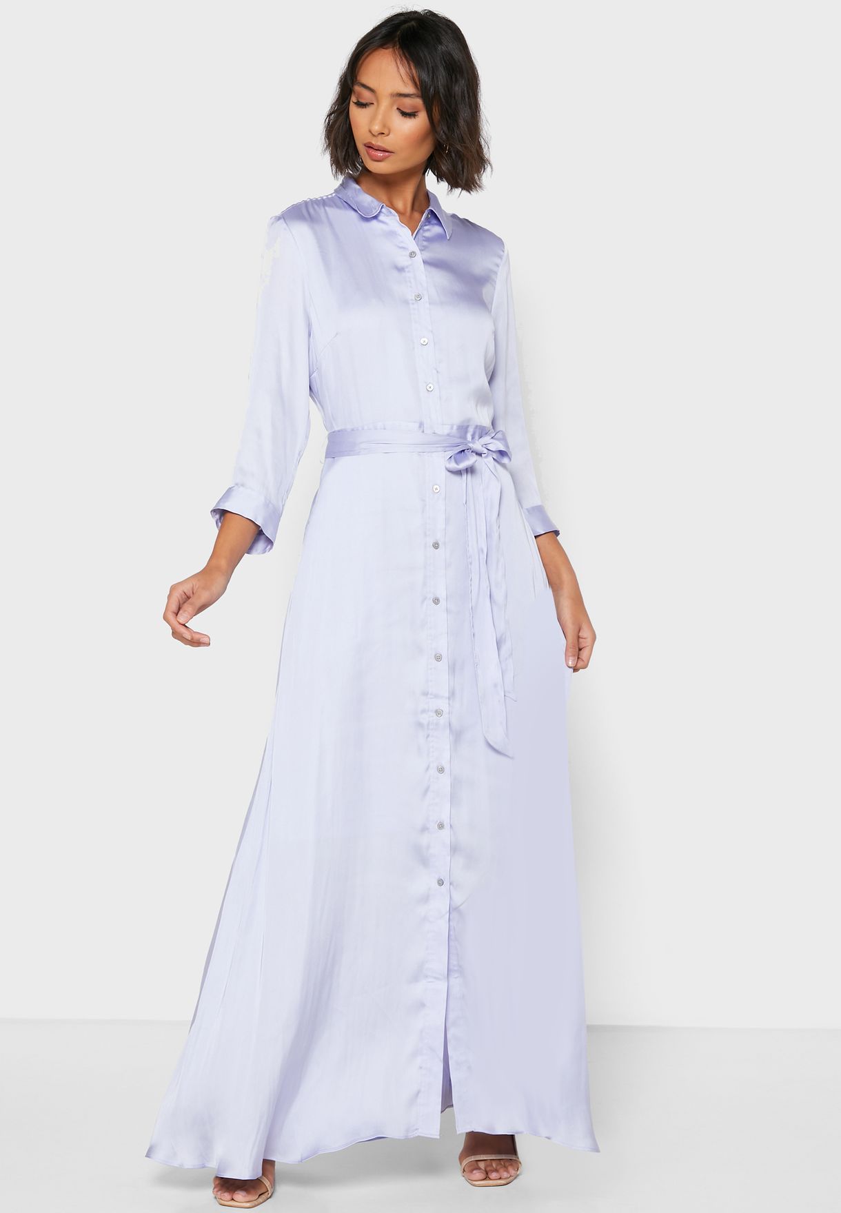 banana republic lavender dress