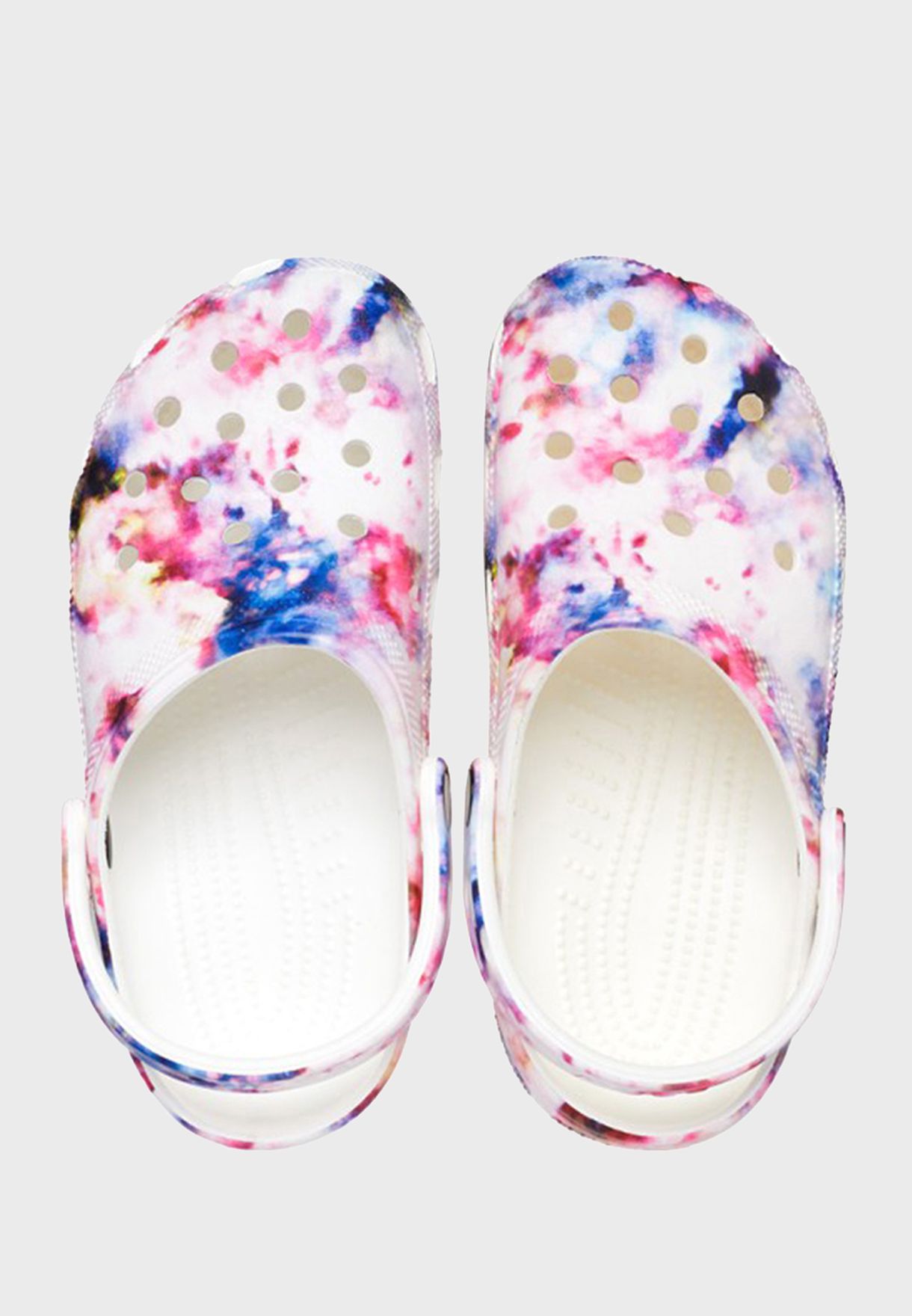 Classic Tie Dye Graphic Clogs Sandals