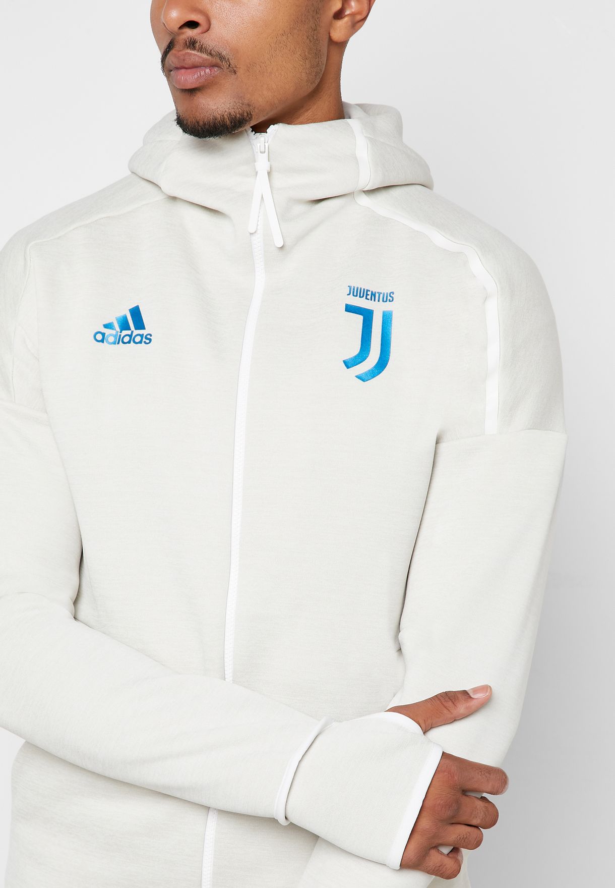 depart ecstasy Fate Buy adidas white Juventus Z.N.E 3.0 Hoodie for Men in Dubai, Abu Dhabi