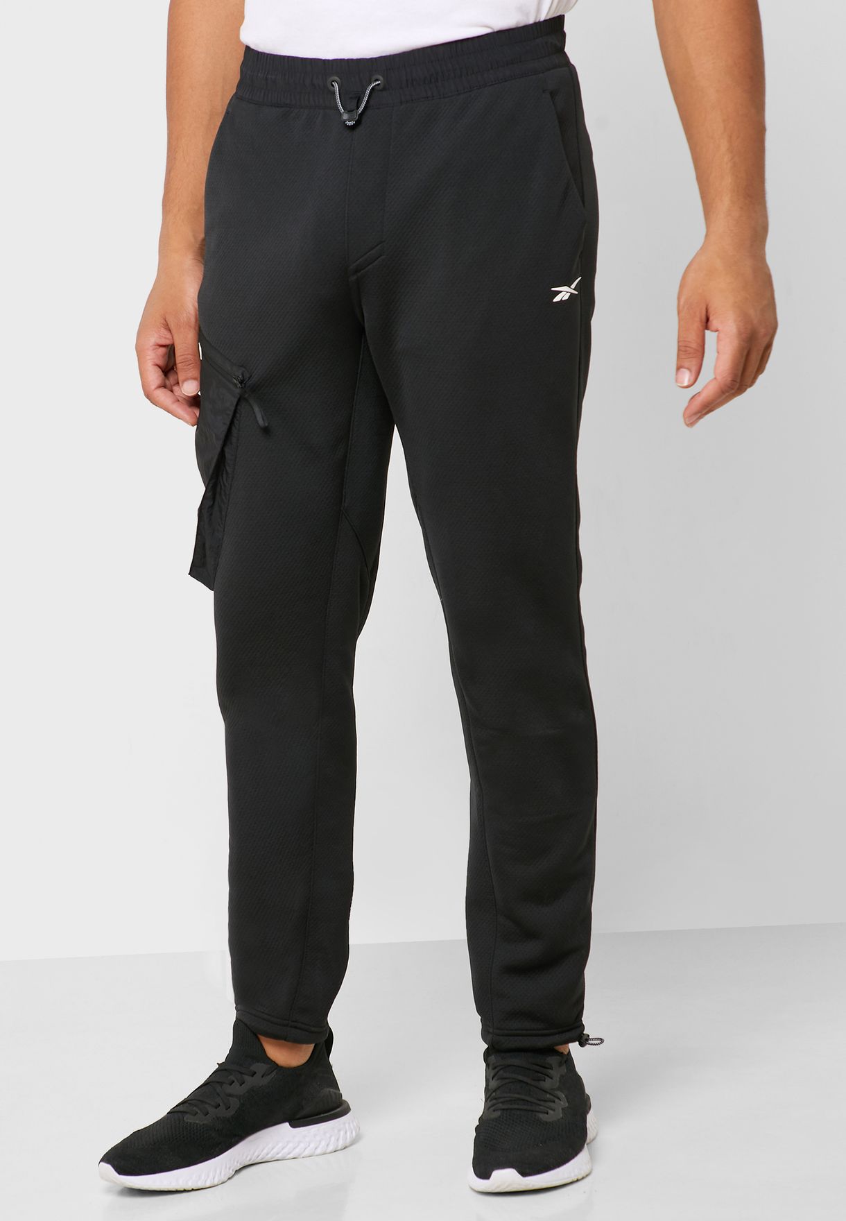 reebok black sweatpants