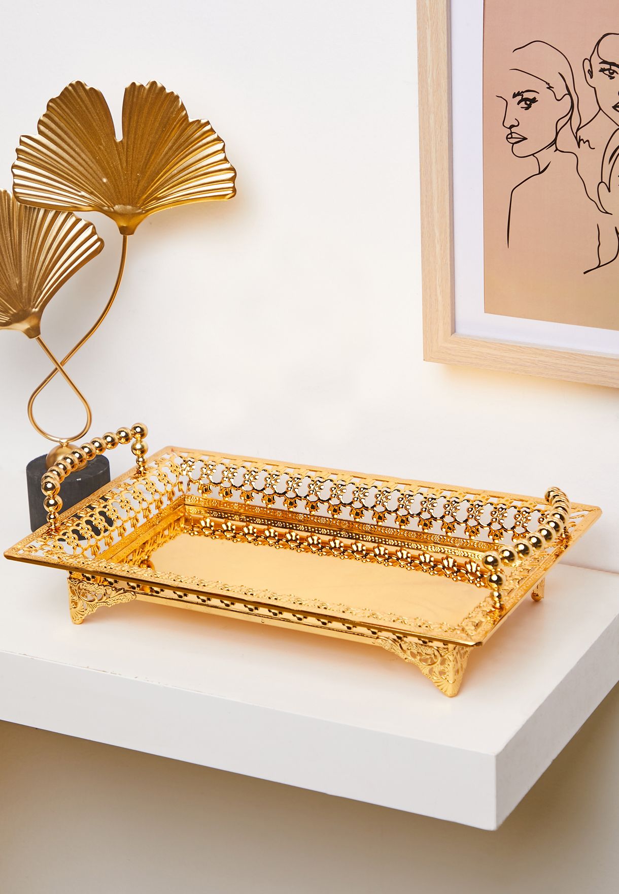 Gold Serving Tray