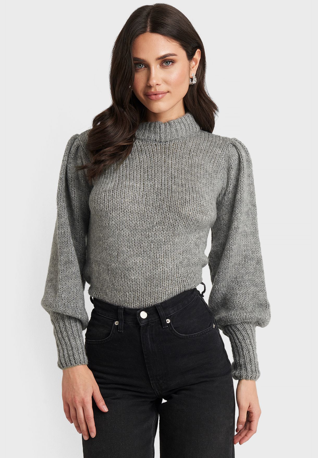 bishop sleeve sweater