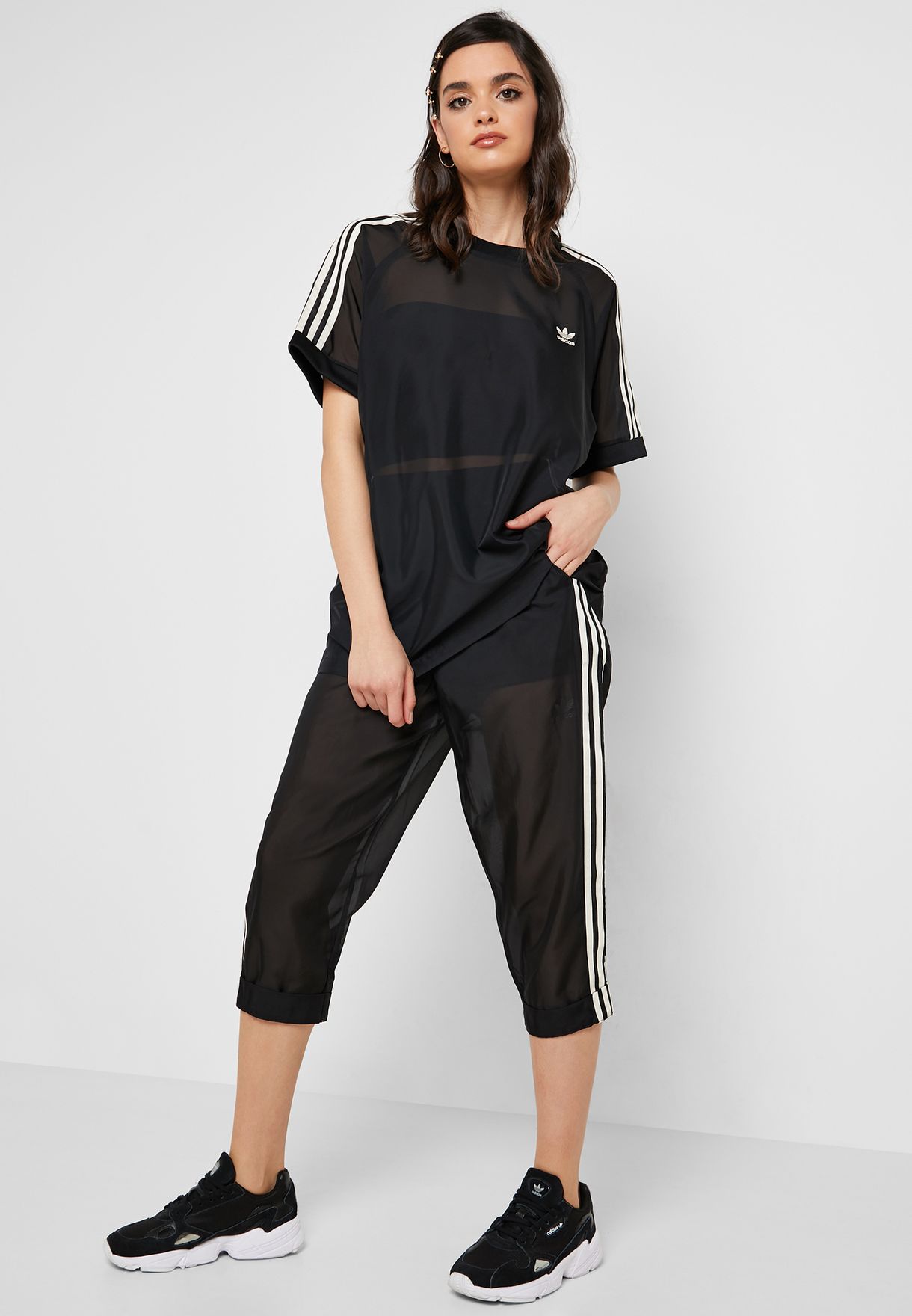 Buy adidas Originals black 3 Stripes Sweatpants for Women in MENA,  Worldwide | DU8164