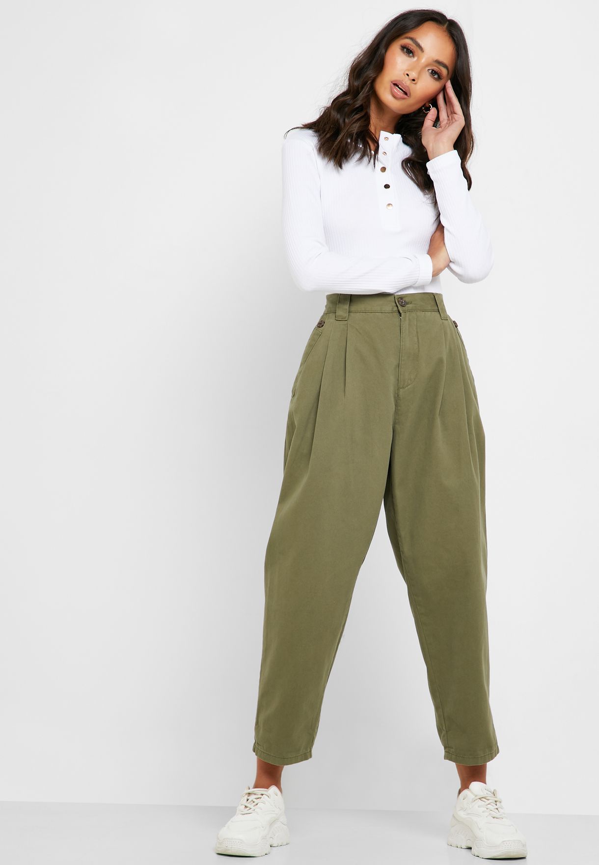 topshop green pants