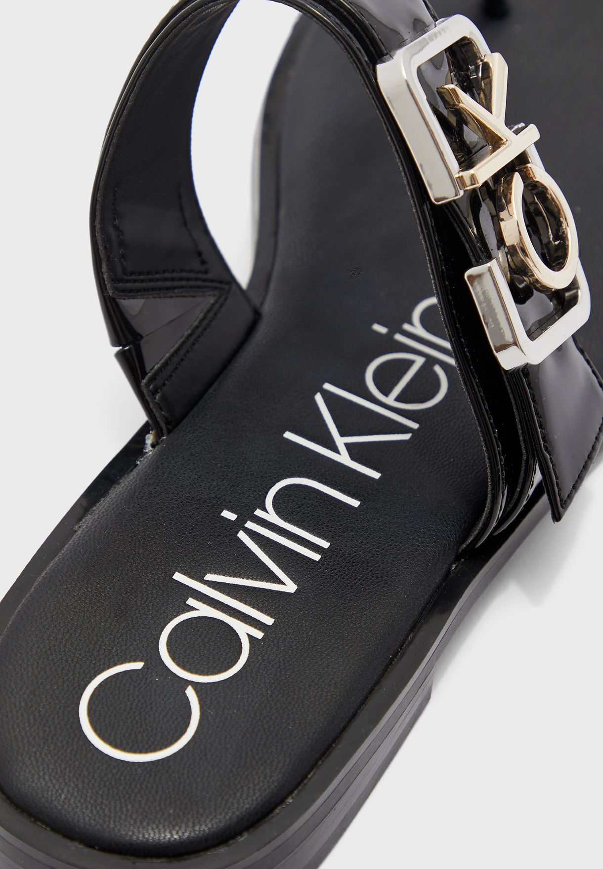 calvin klein black sandals