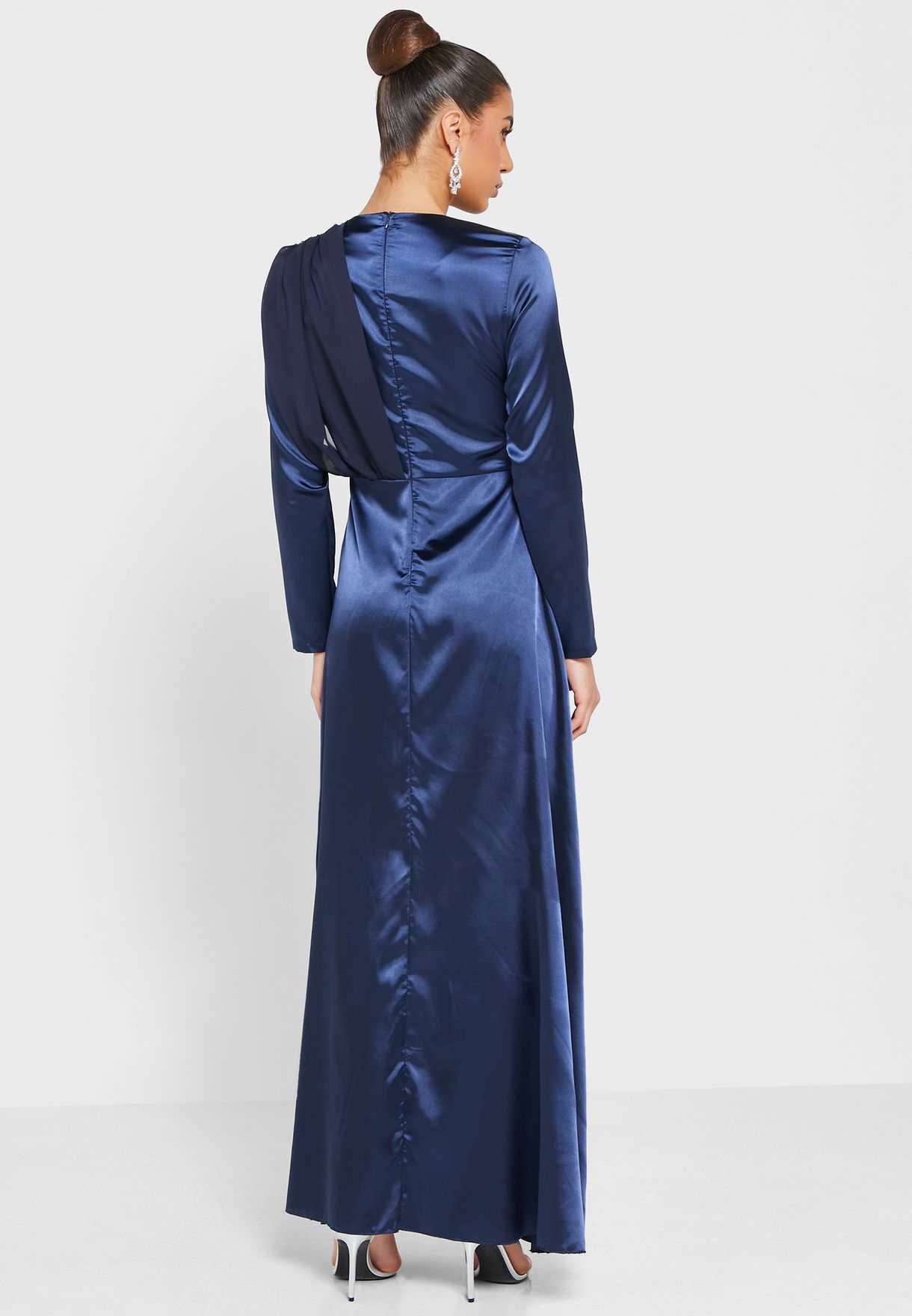 Shoulder Drape Style Dress