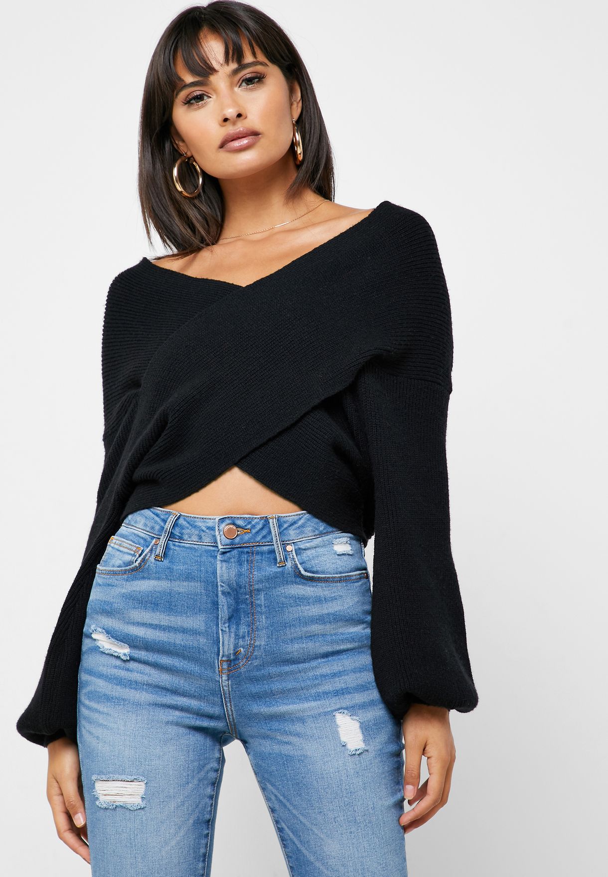 forever 21 wrap sweater