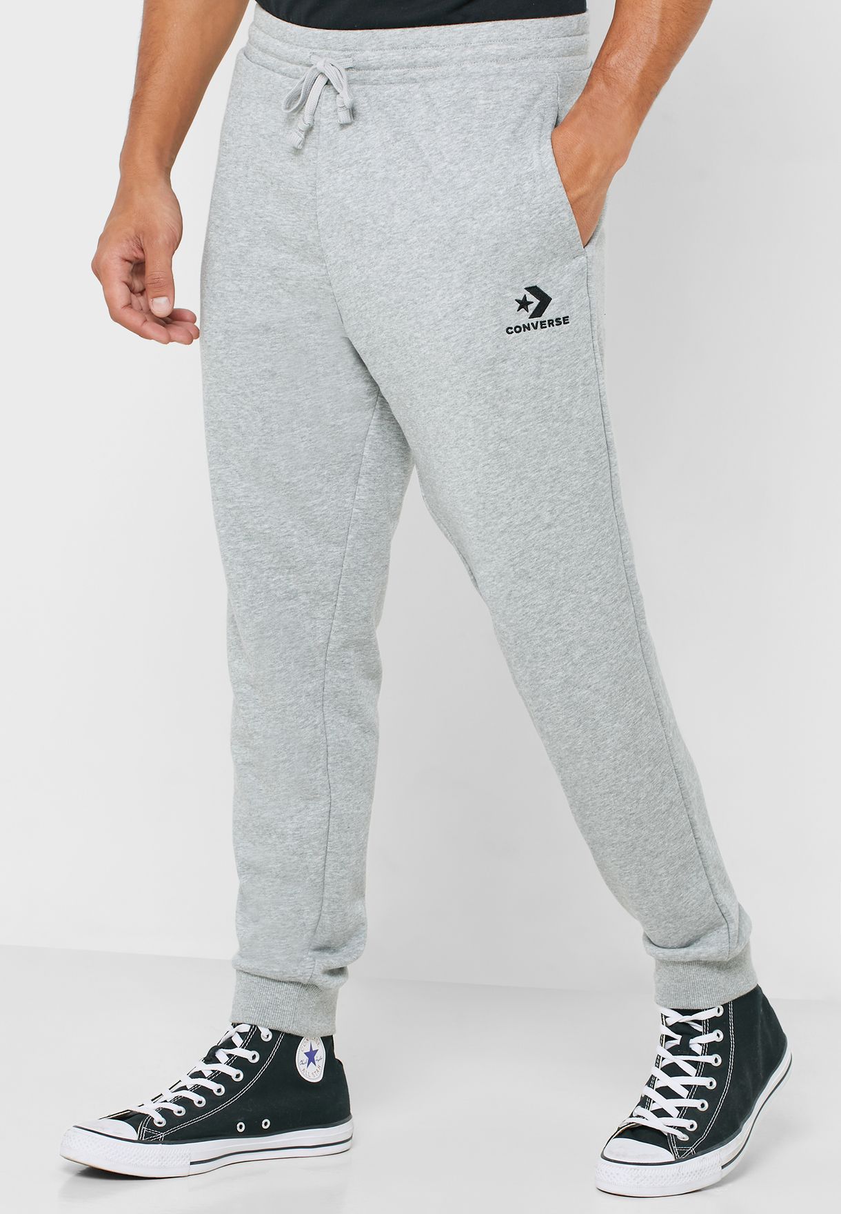 converse with sweatpants