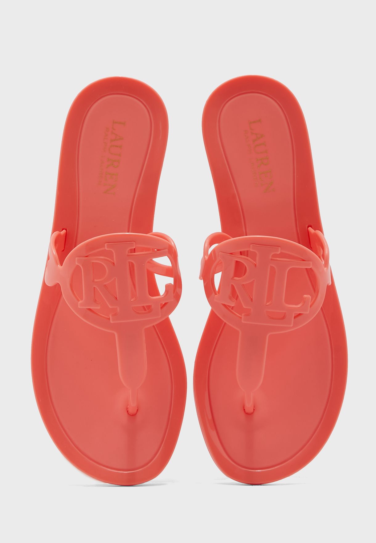 Buy Lauren Ralph Lauren orange Audrie Jelly Flat Sandals for Women in  Baghdad, Basra