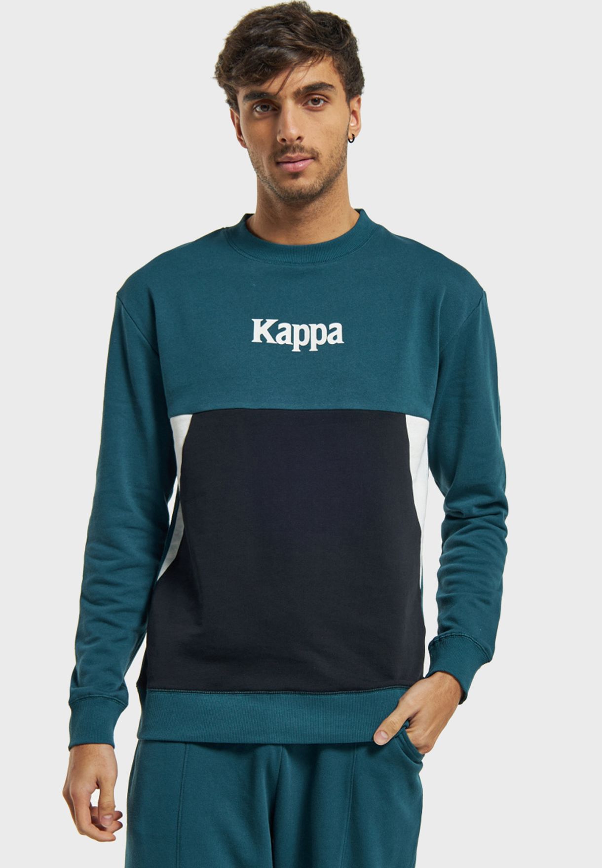 Colourblock Cut And Sew Sweatshirt