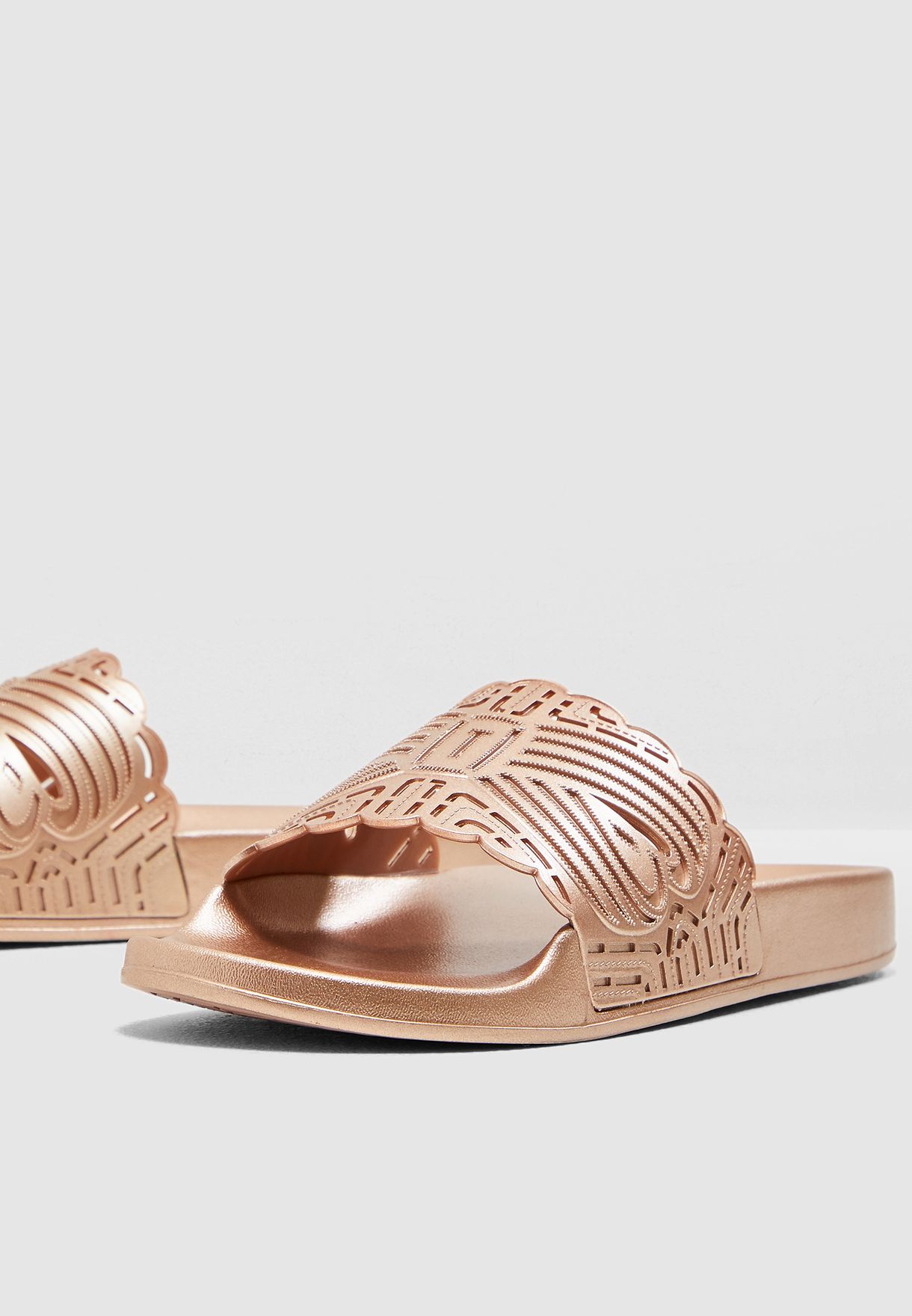 rose gold ted baker sliders