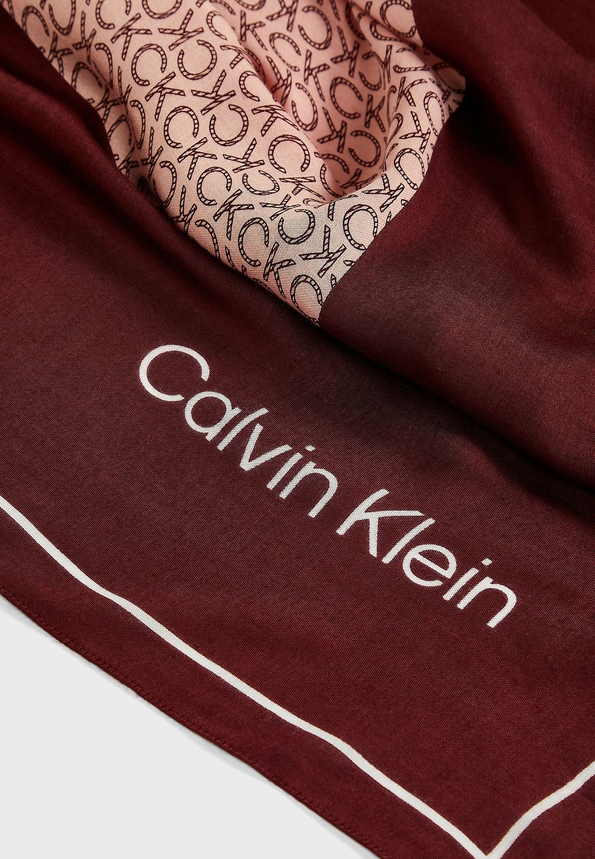 Logo Detail Scarf 130X130