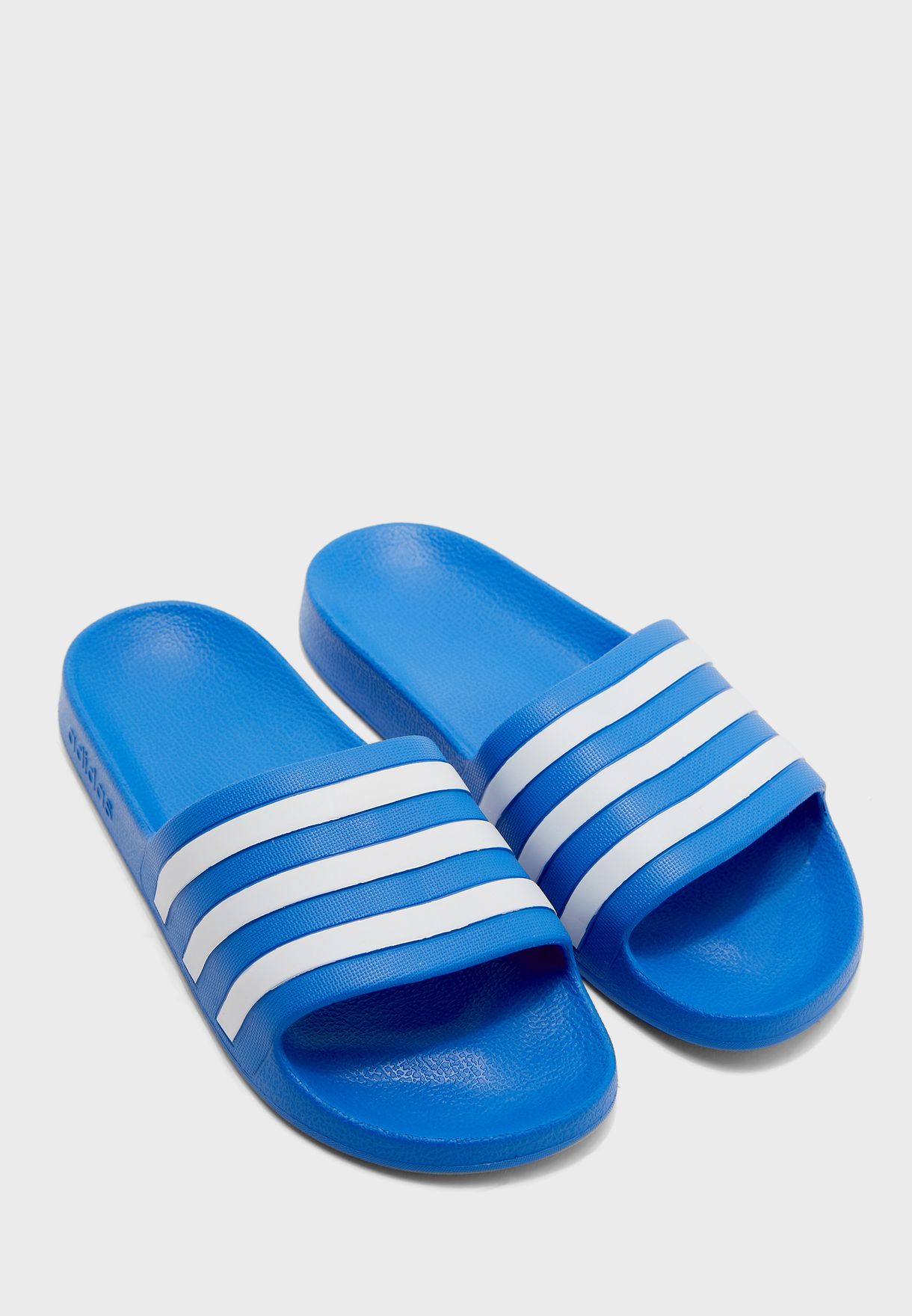 Buy adidas blue Adilette Aqua Slides for Men in MENA, Worldwide | F35541