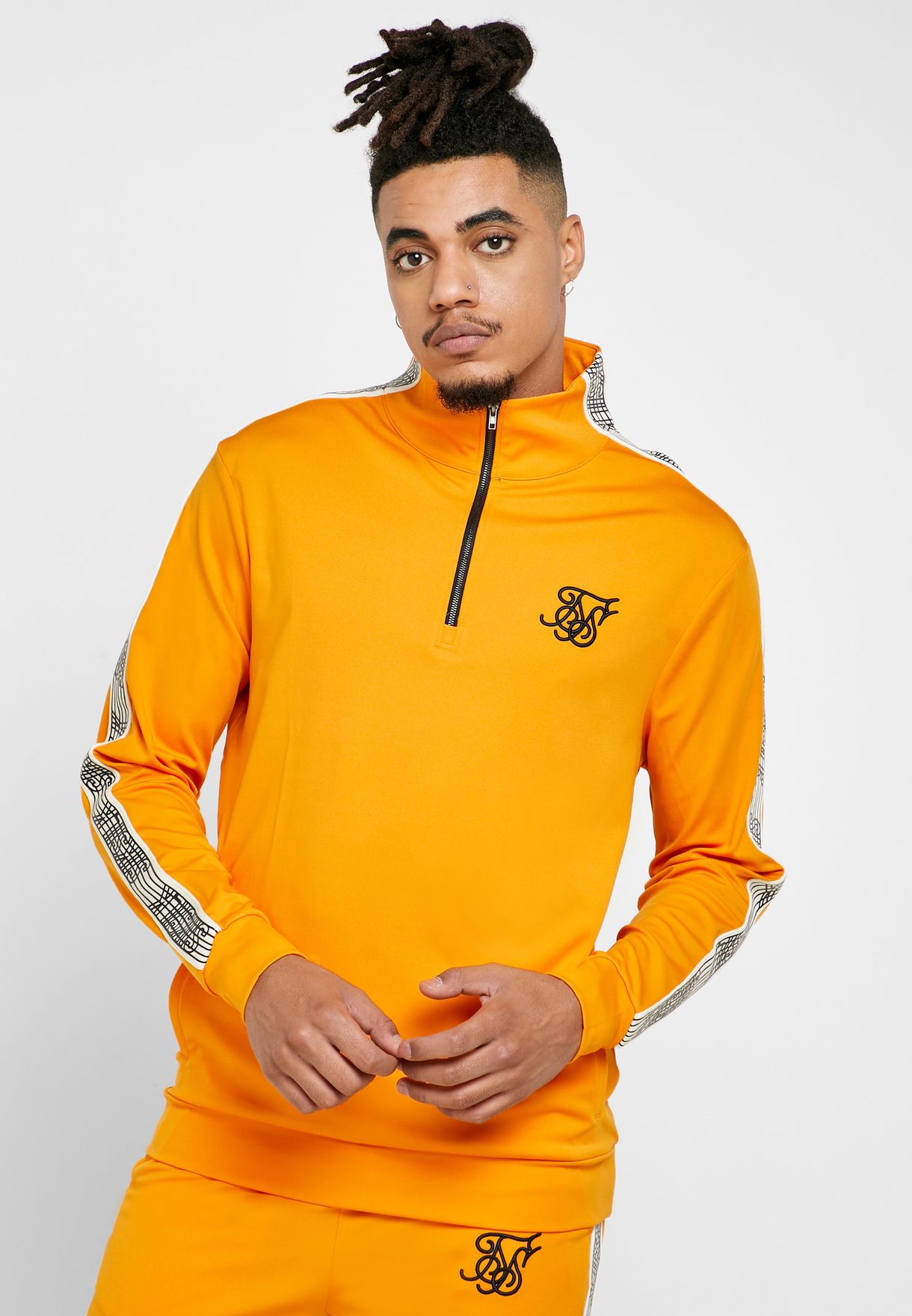 yellow sik silk hoodie