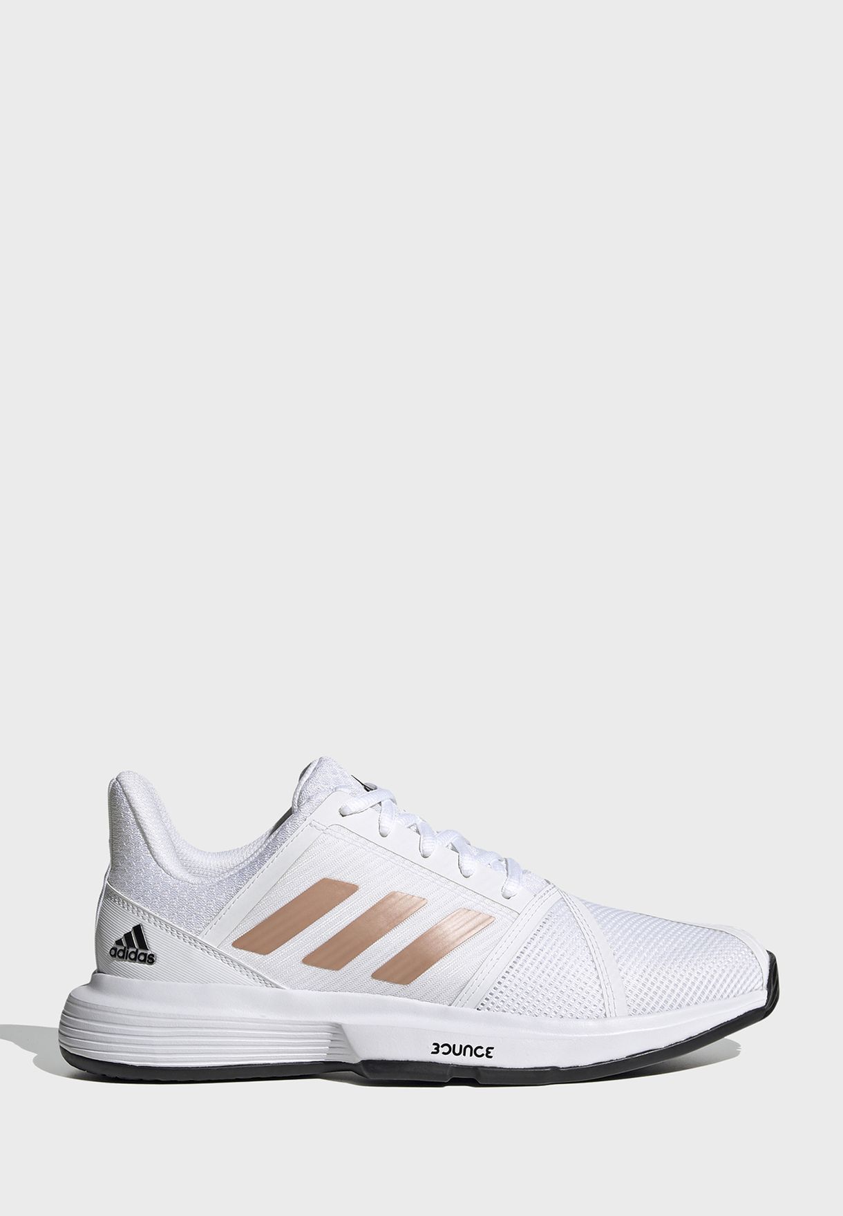 adidas white sports shoes