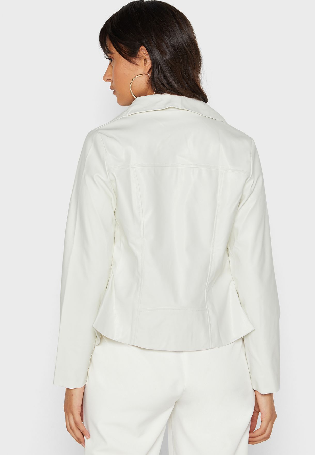 Buy Ella white Waterfall Jacket for Women in Dubai, Abu Dhabi