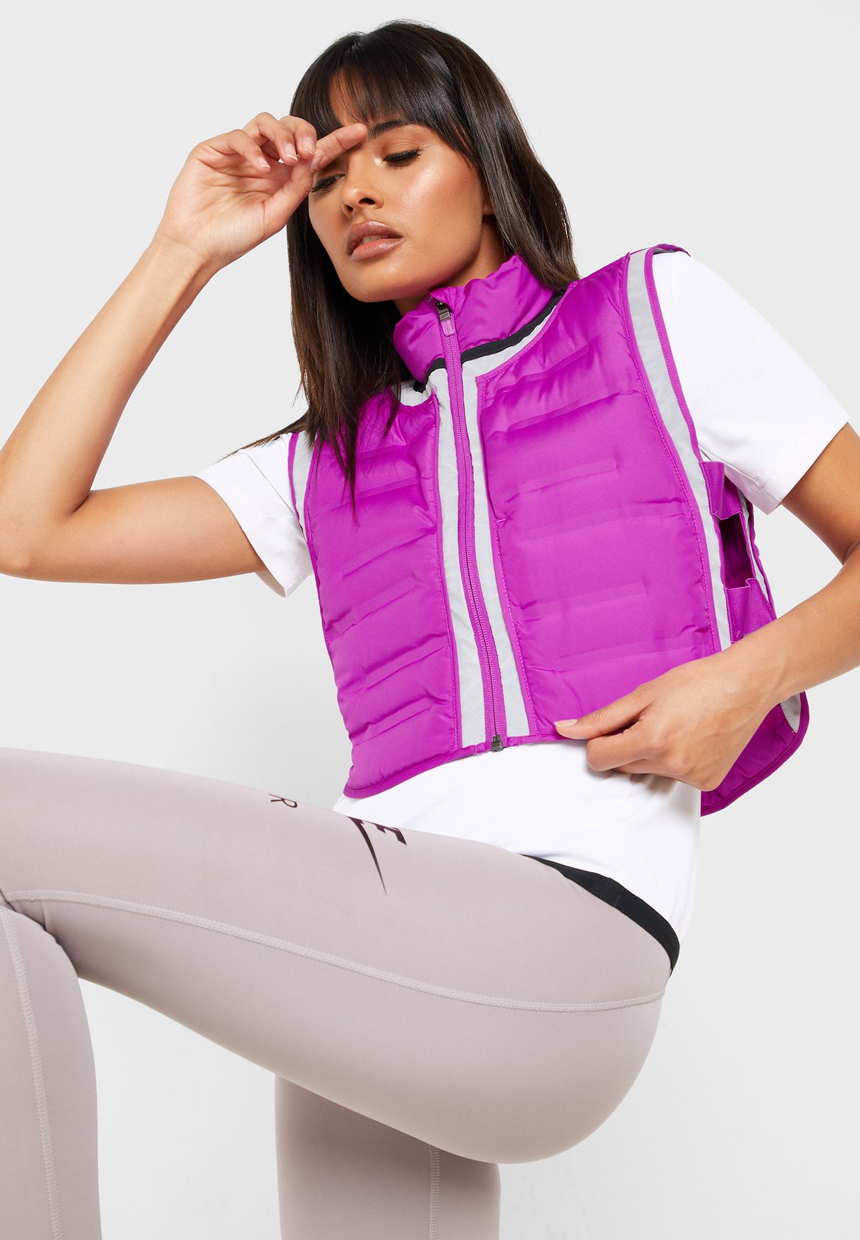 Nike purple City Ready Aeroloft Vest 