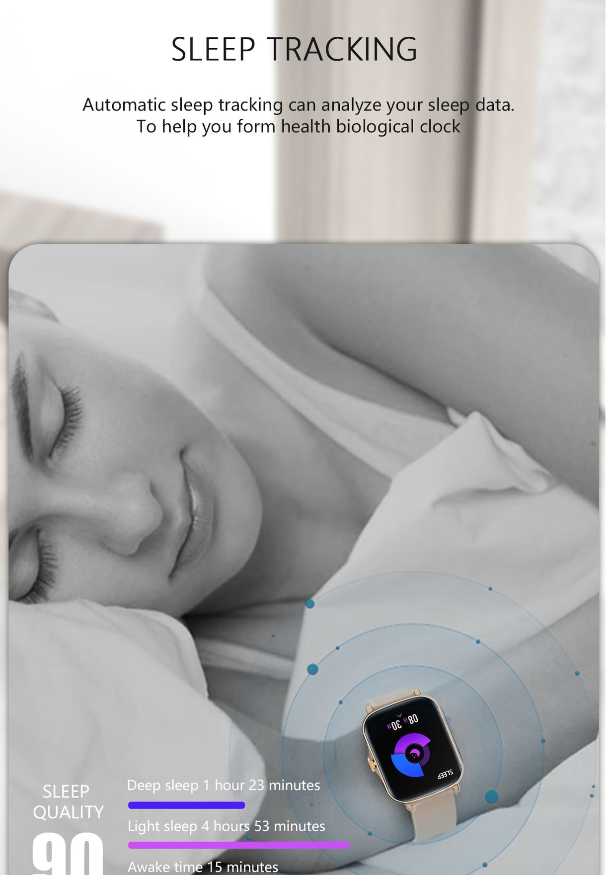 Smart Watch W/ Dynamic Heart Rate & Multi Features