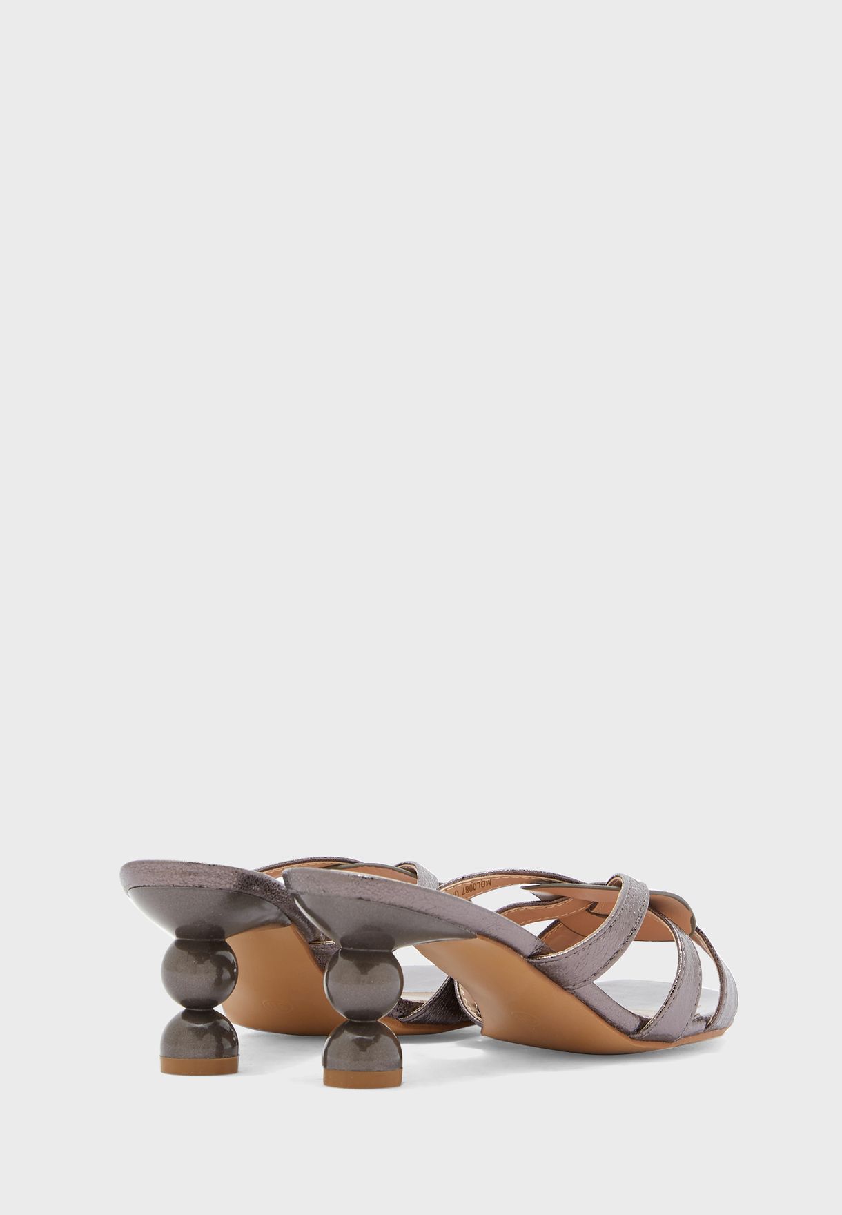 2 strap block heel sandal