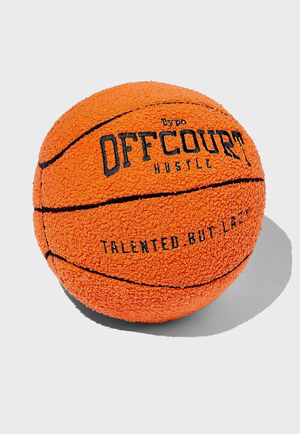 Basketball Boucle Get Cushy Cushion
