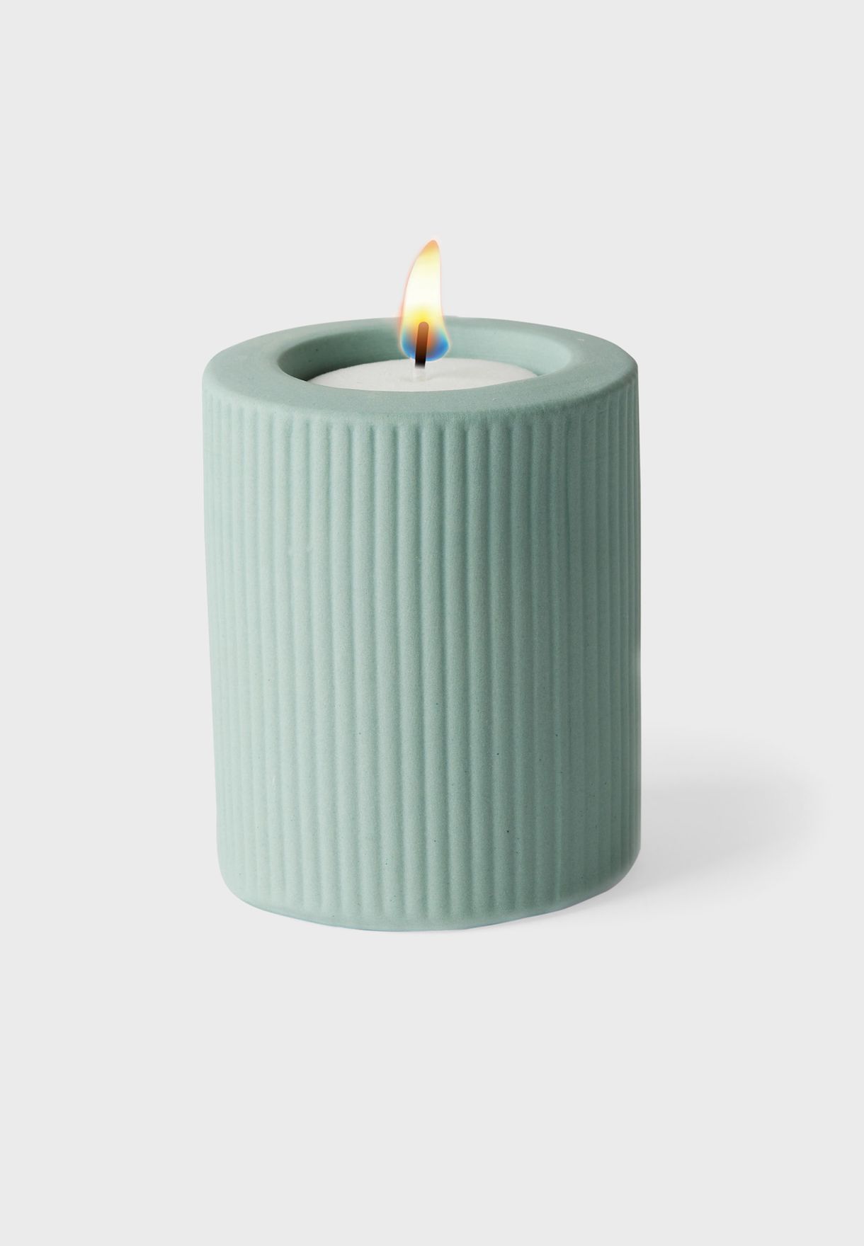 Odessa' Dusty Teal Tealight Candle Holder