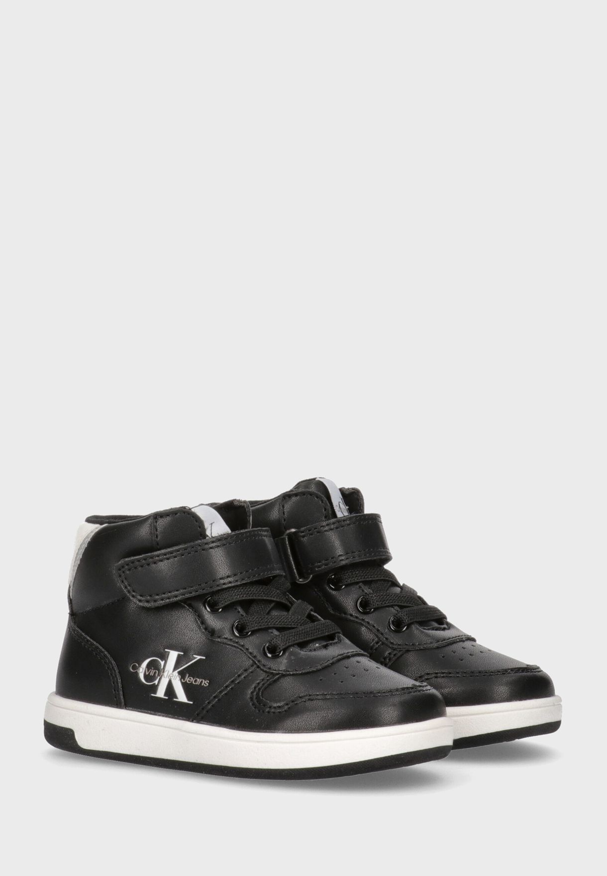 Youth High Top Velcro Sneakers