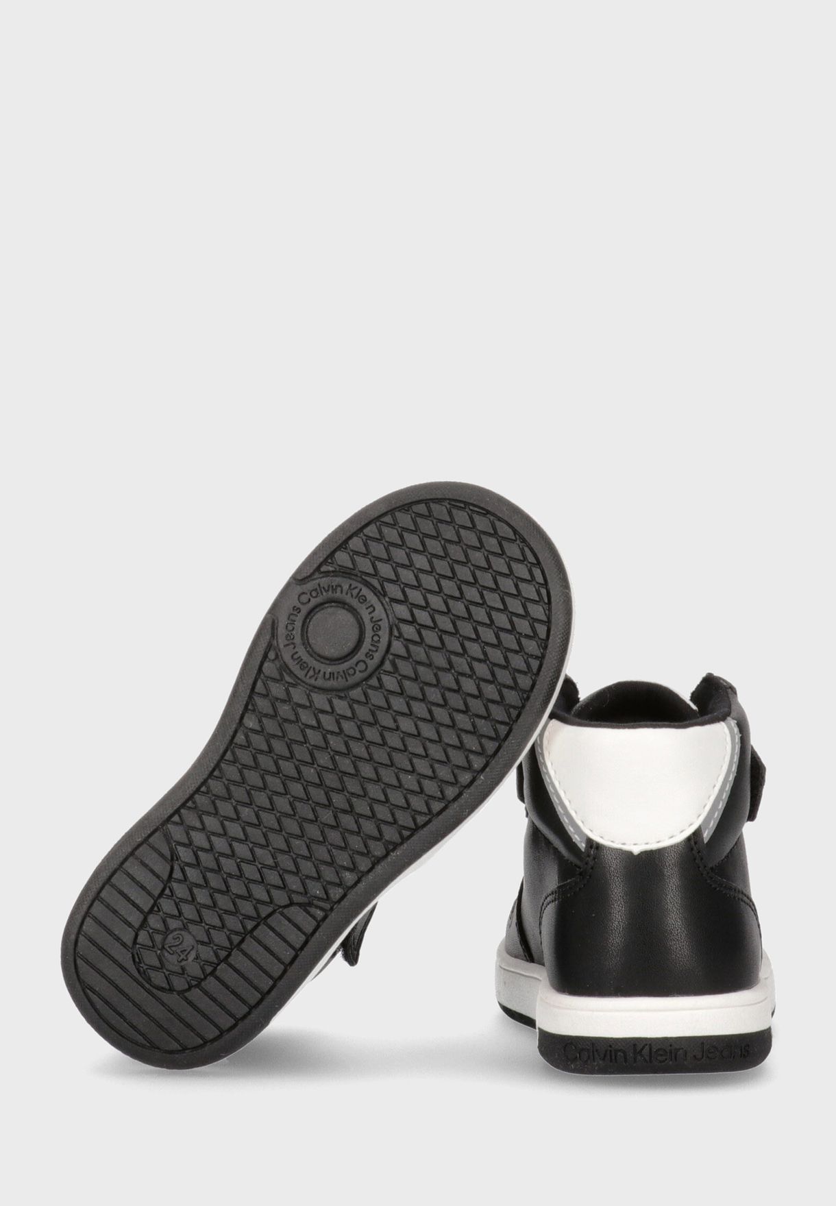 Youth High Top Velcro Sneakers