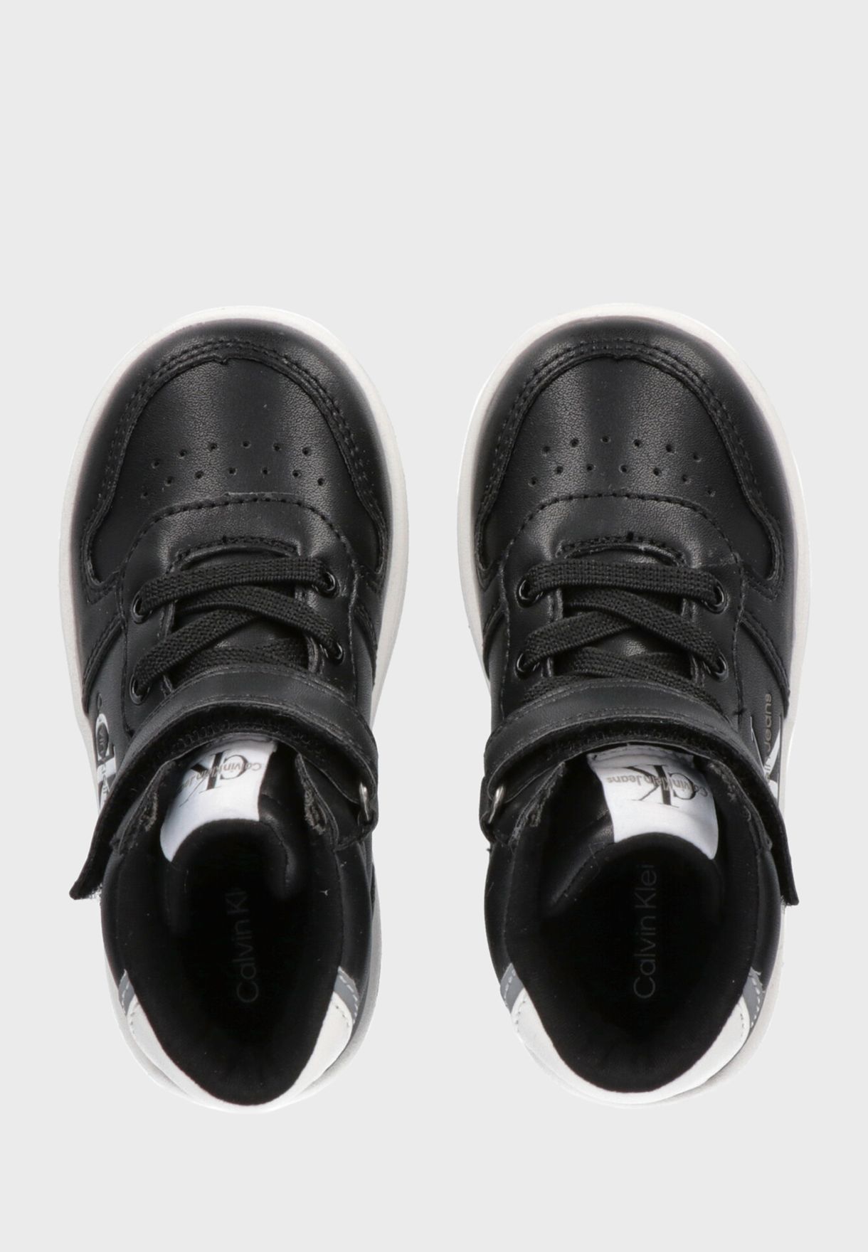 Youth High Top Velcro Sneakers