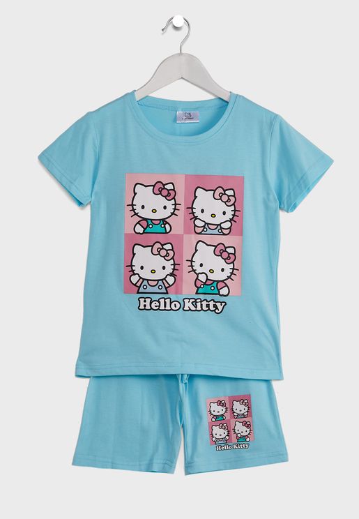 Kids Hello Kitty T-Shirt + Shorts Set