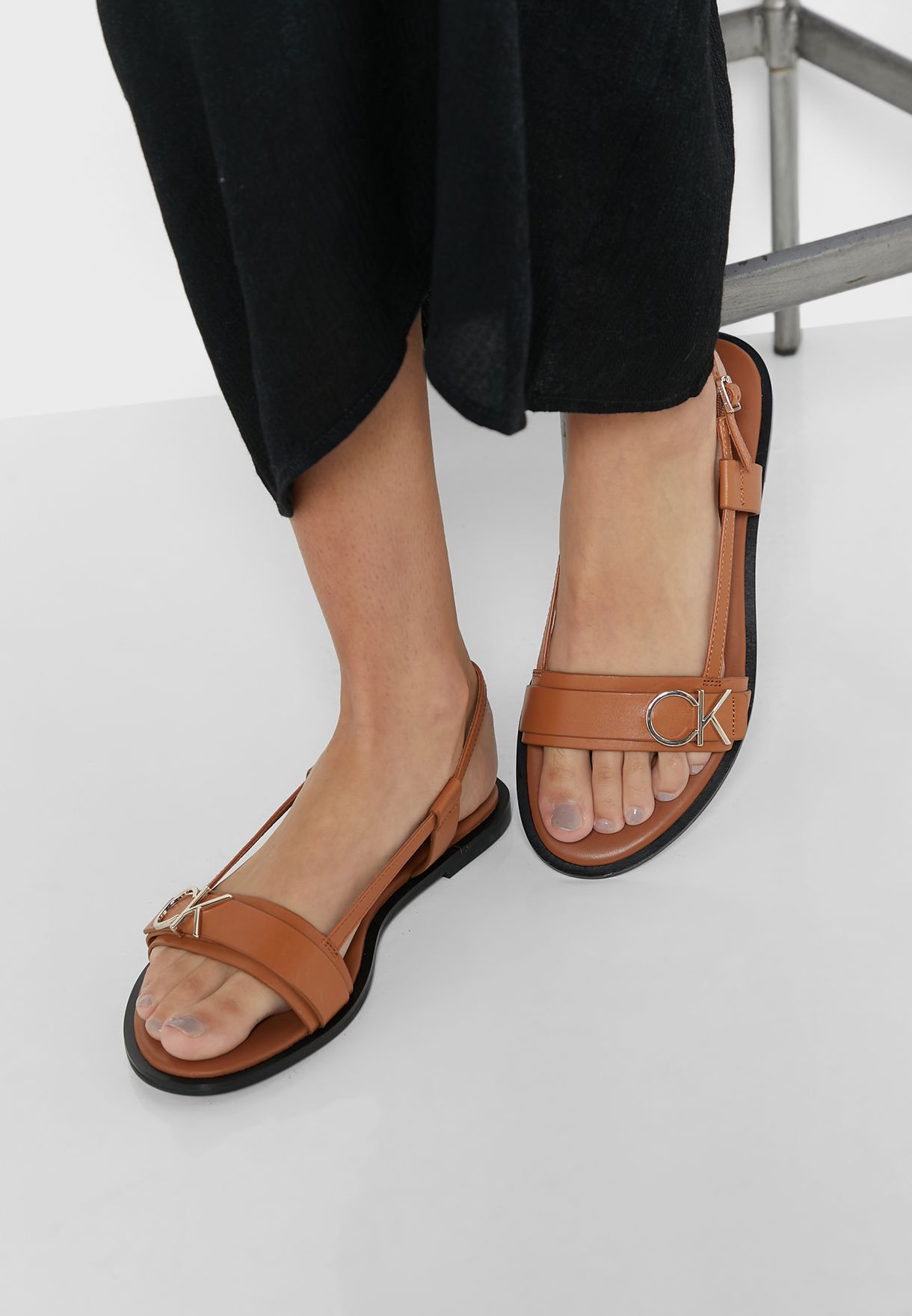 Buckle Flat Sandal