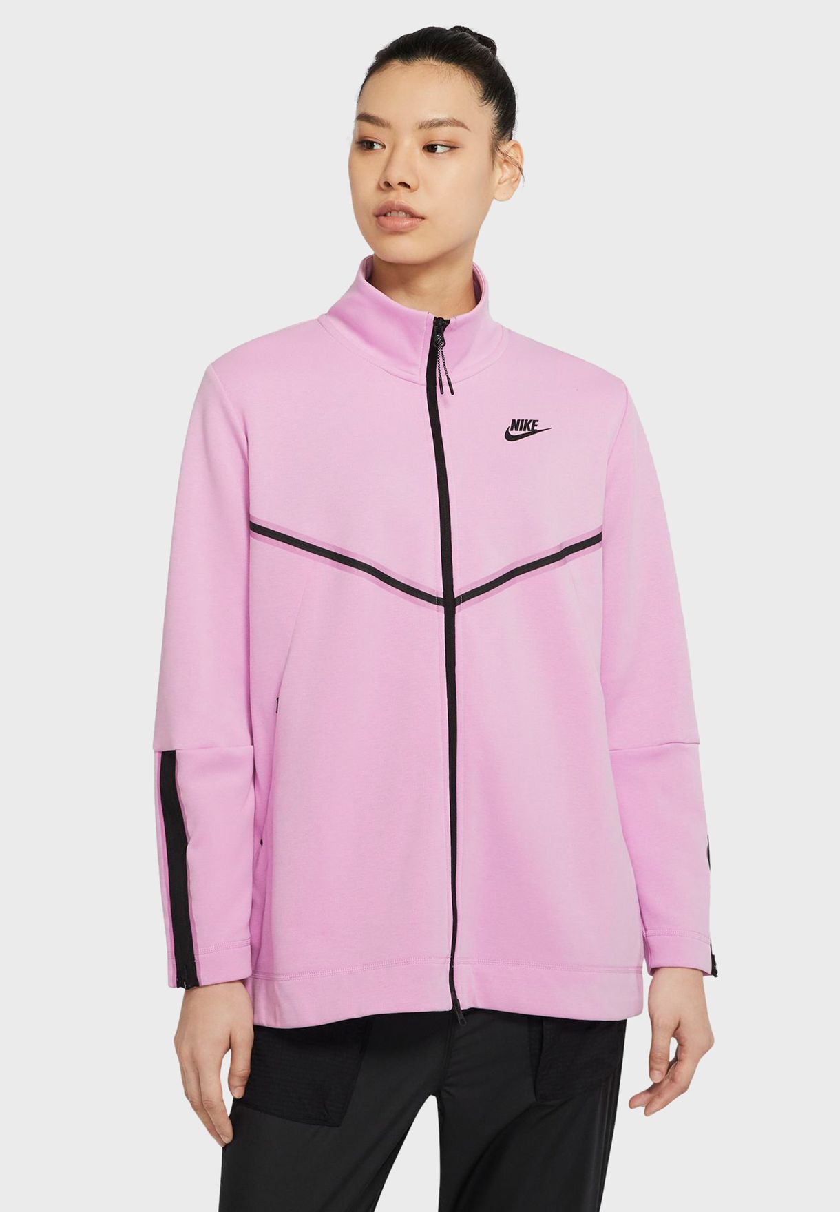 Nike pink NSW Tech Fleece Sweatshirt 