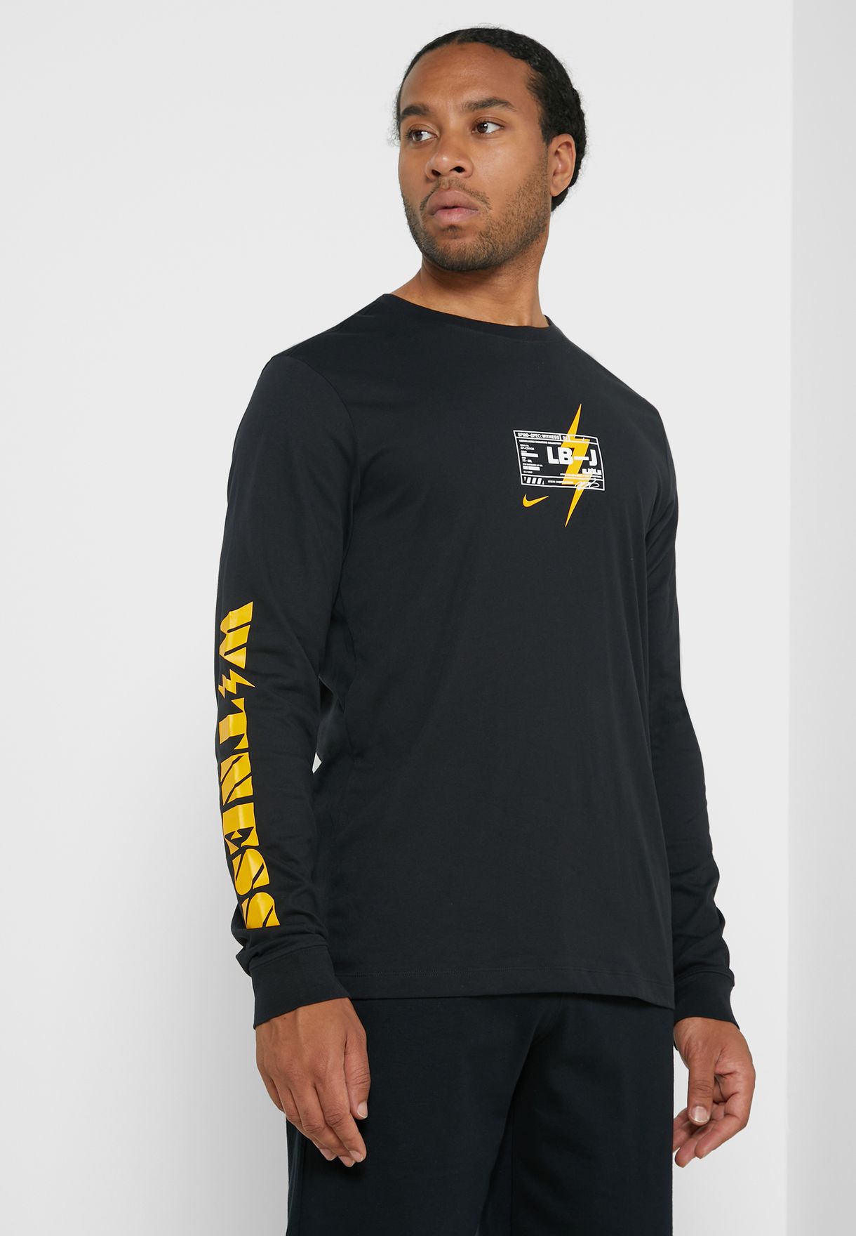 Buy Nike black LeBron James T-Shirt for Kids in MENA, Worldwide