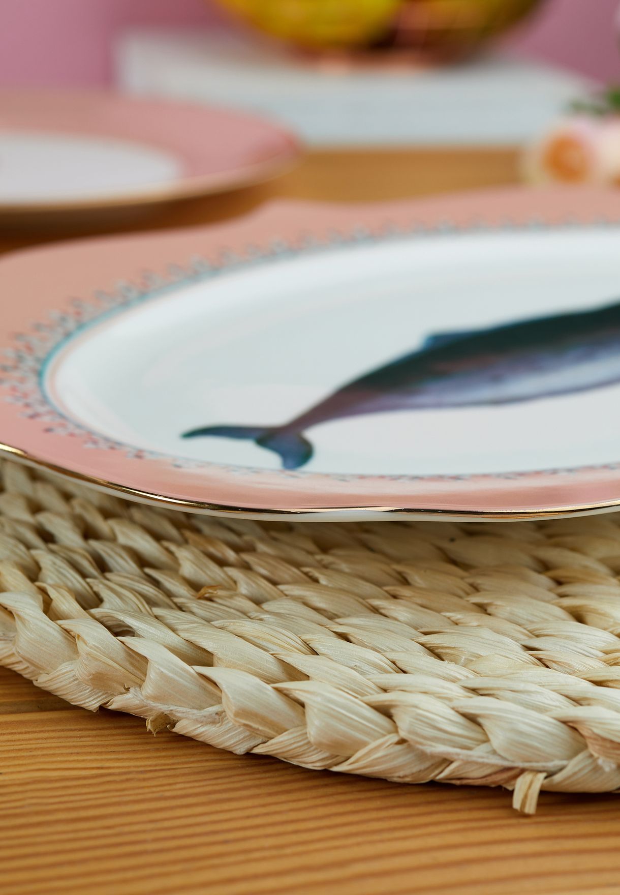 Platter Serving Plate Whale