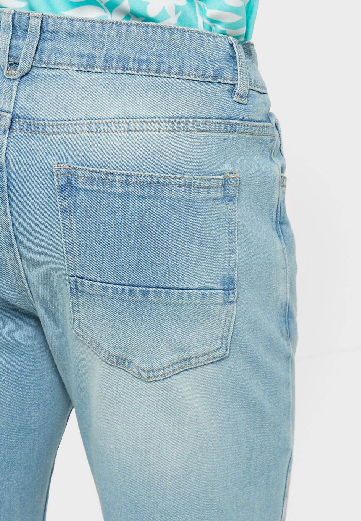 Slim Fit Washed Jean