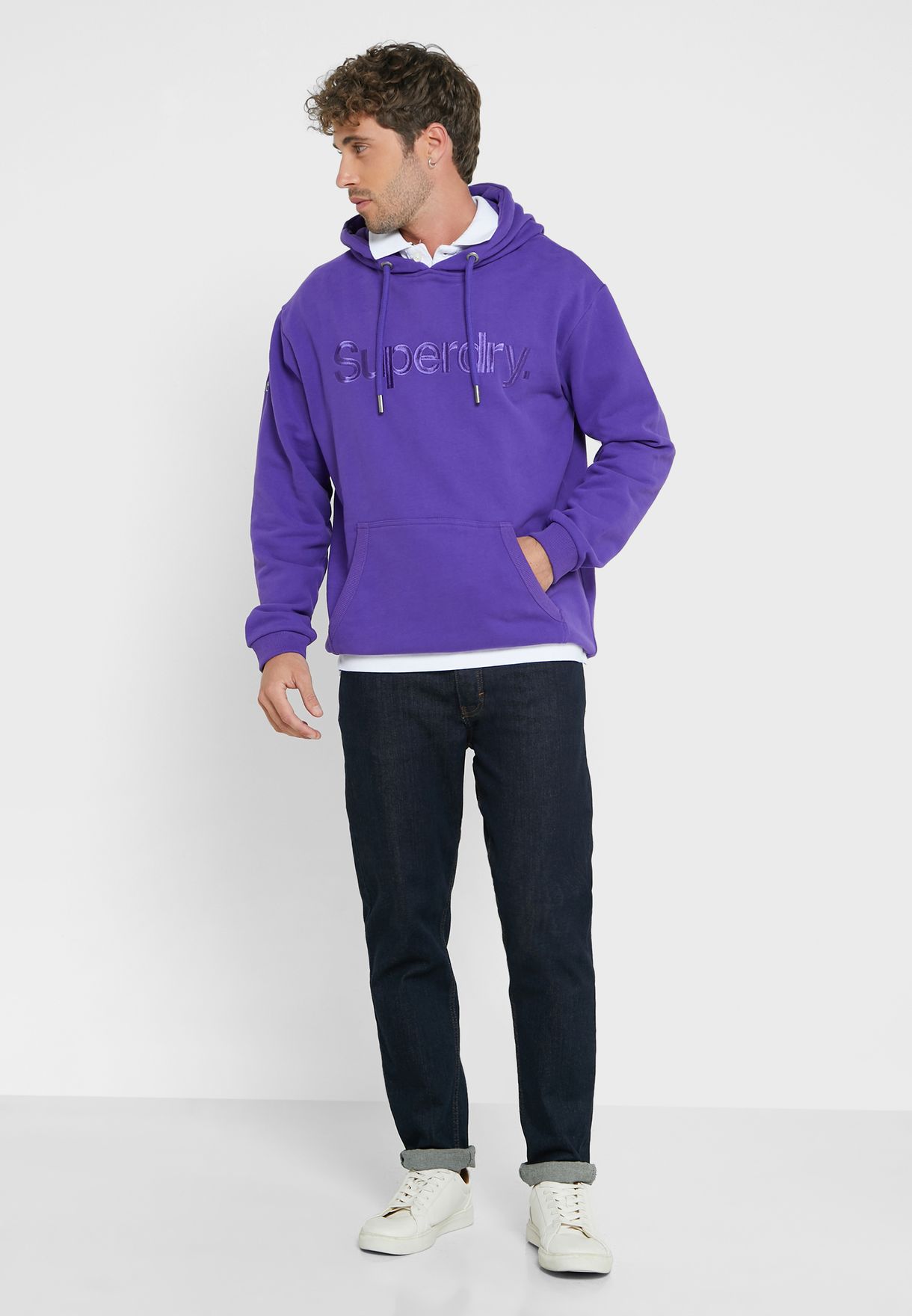 superdry purple sweatshirt