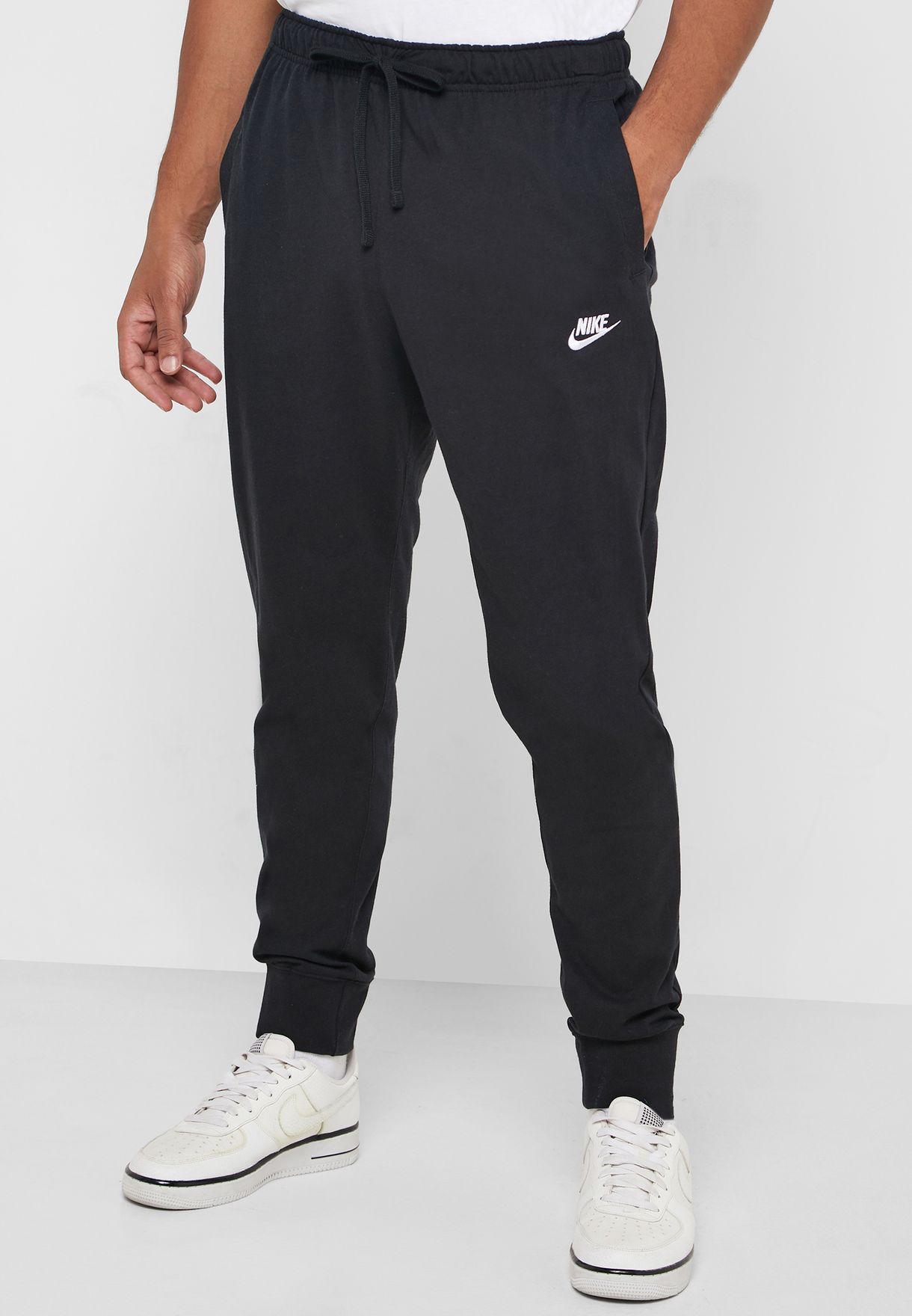 Buy Nike black NSW Club Sweatpants for 