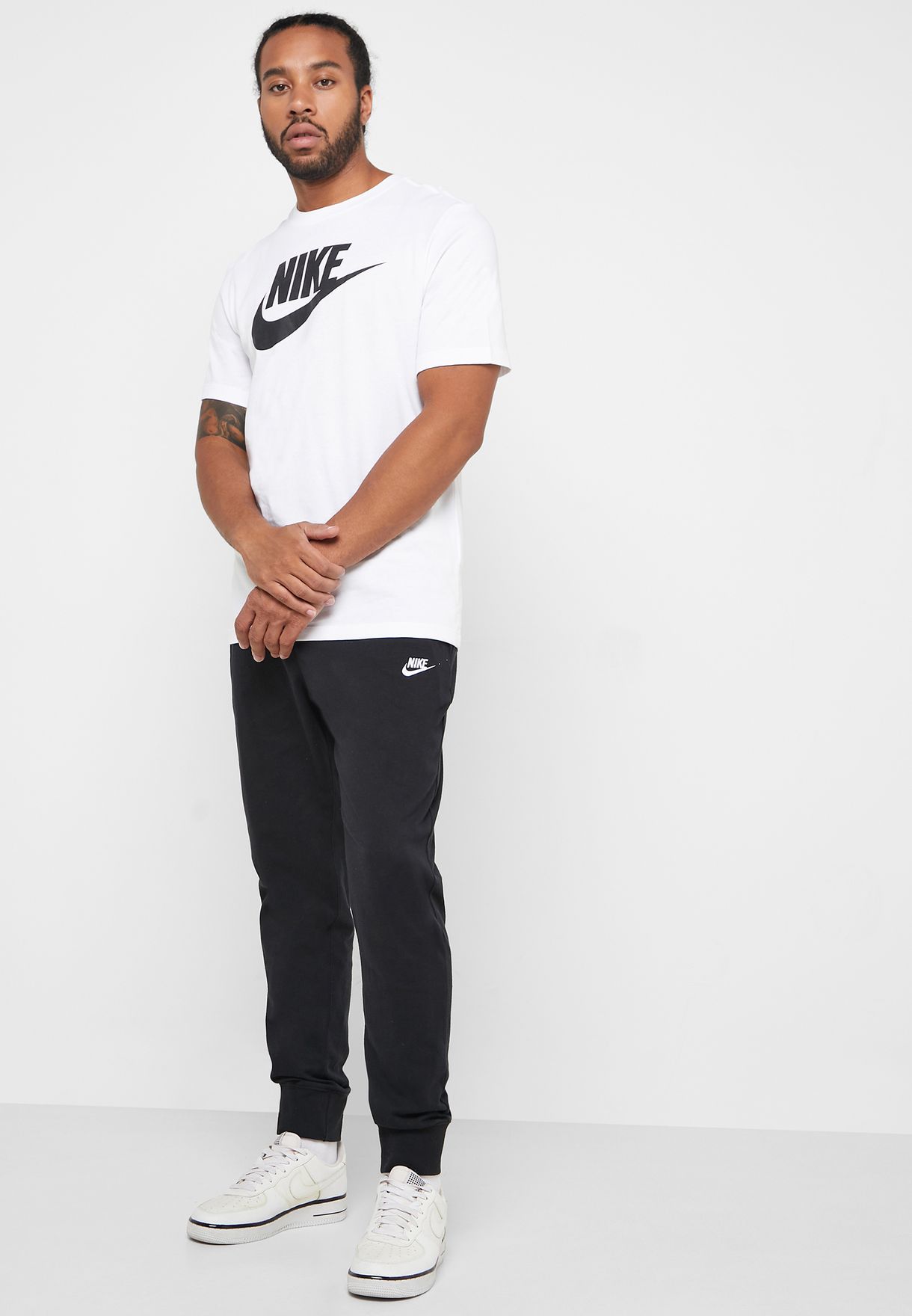 Buy Nike black NSW Club Sweatpants for 